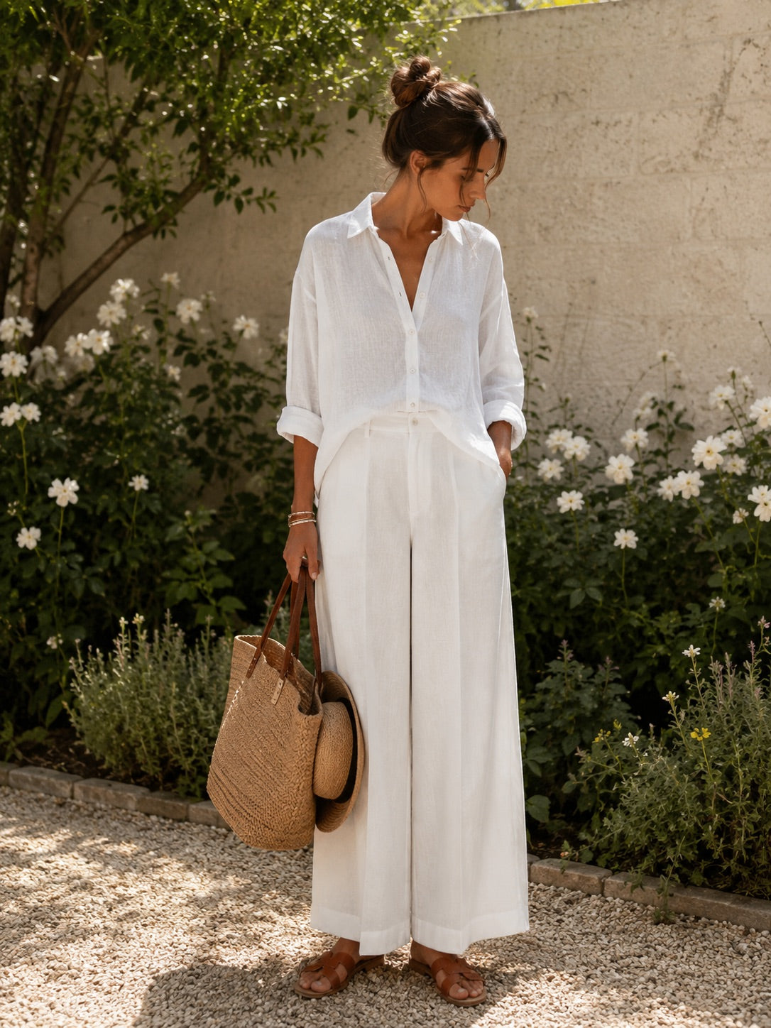 Palma Shirt in Blanco