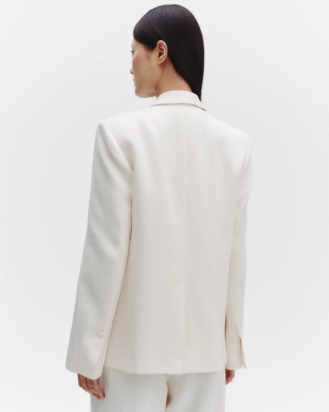 Tabitha Blazer in Coated Viscose Linen - Final Item, Size L