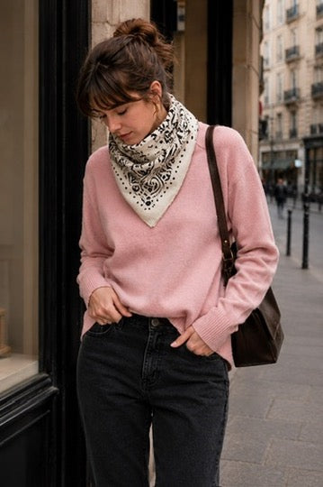 The Dianeset Sweater in Rose Vintage