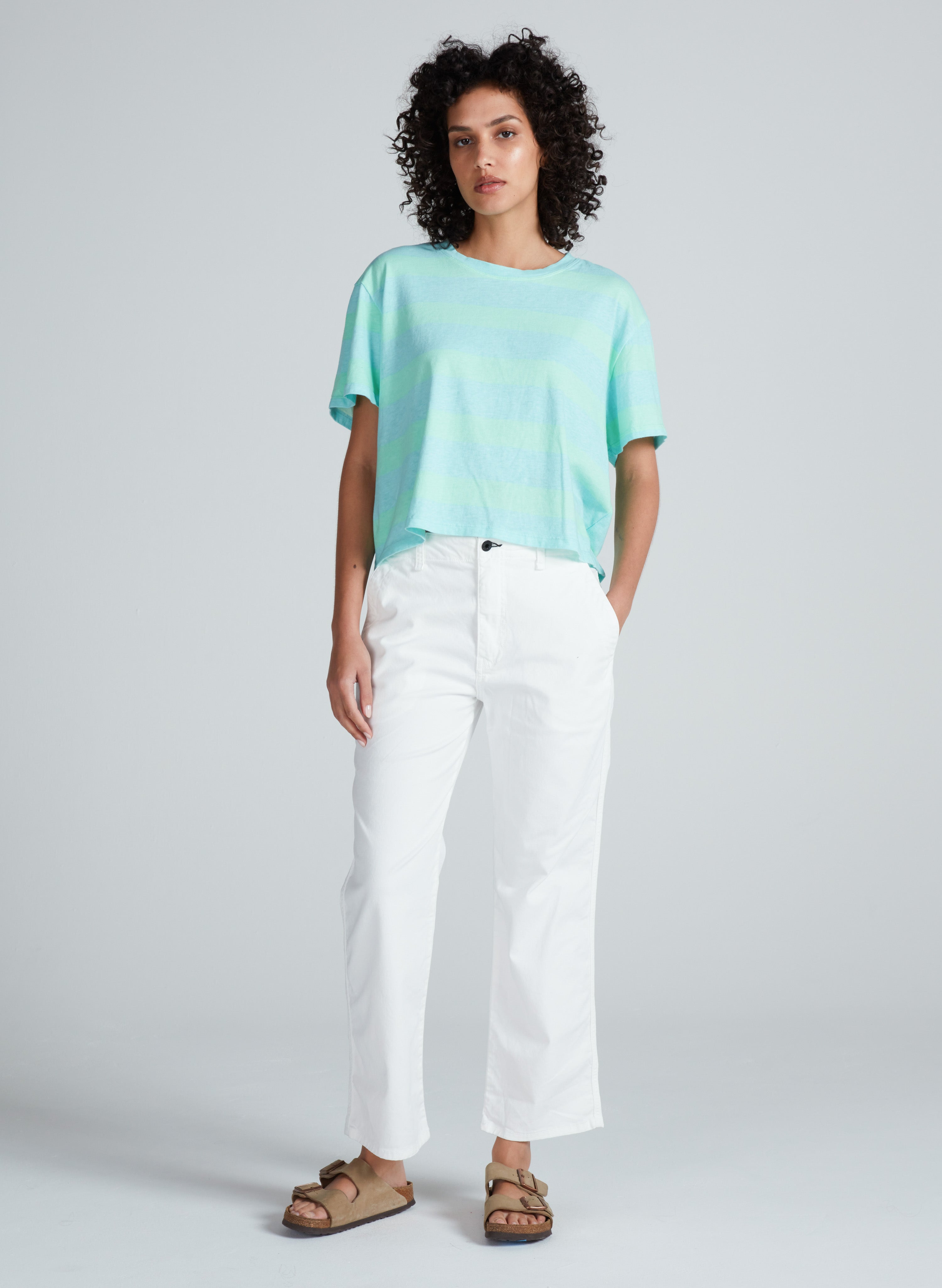 Tomboy Twill Pant in Ivory