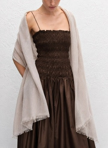 Featherweight Scarf in Pastel Parchment