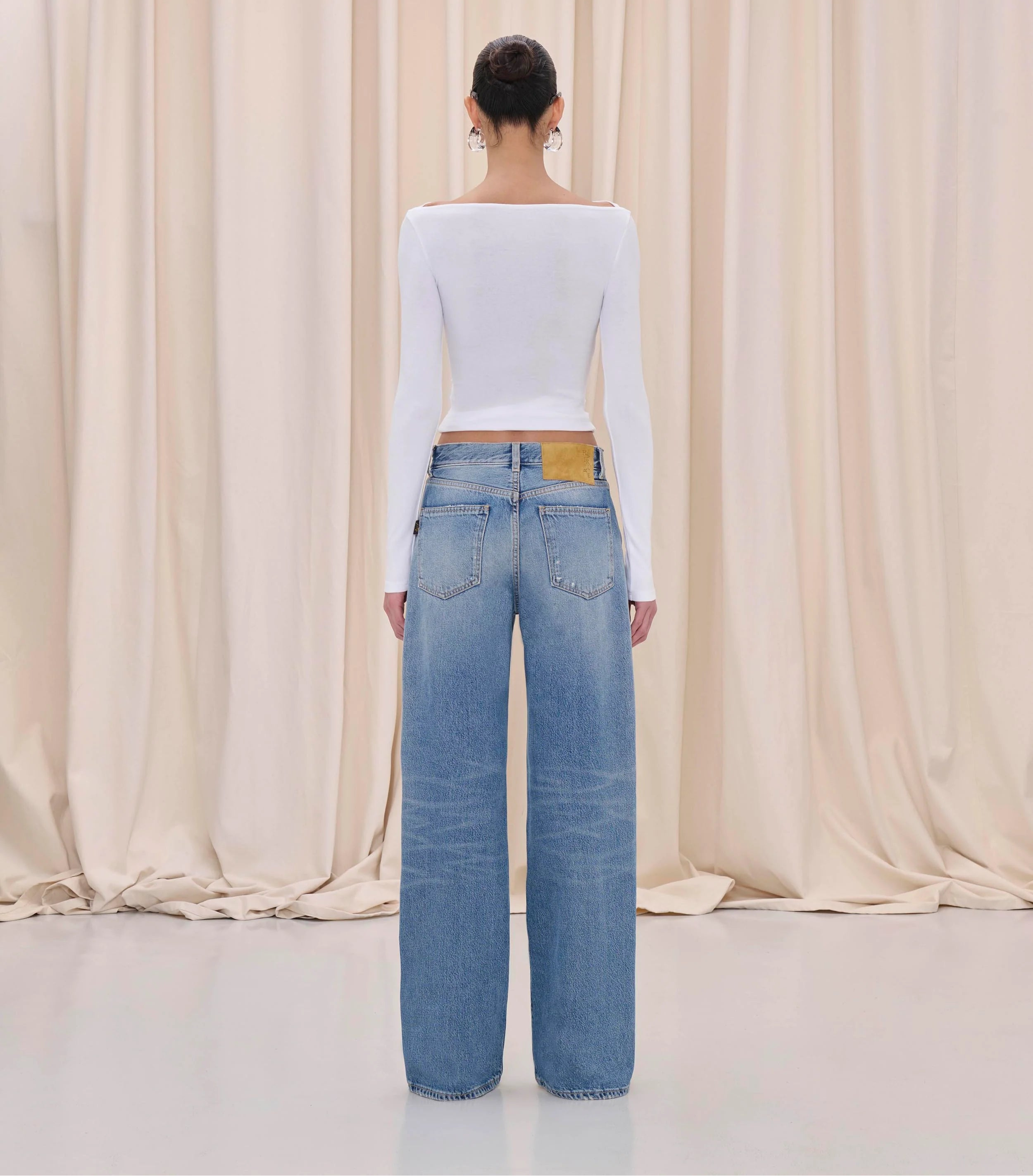 Korea Denim Pant in Nordic Blue