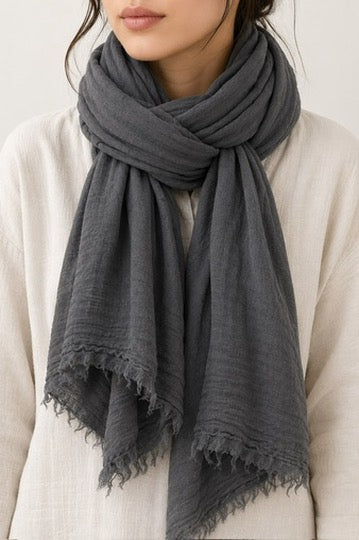 Cashmere Scarf 601 in Marten Brown