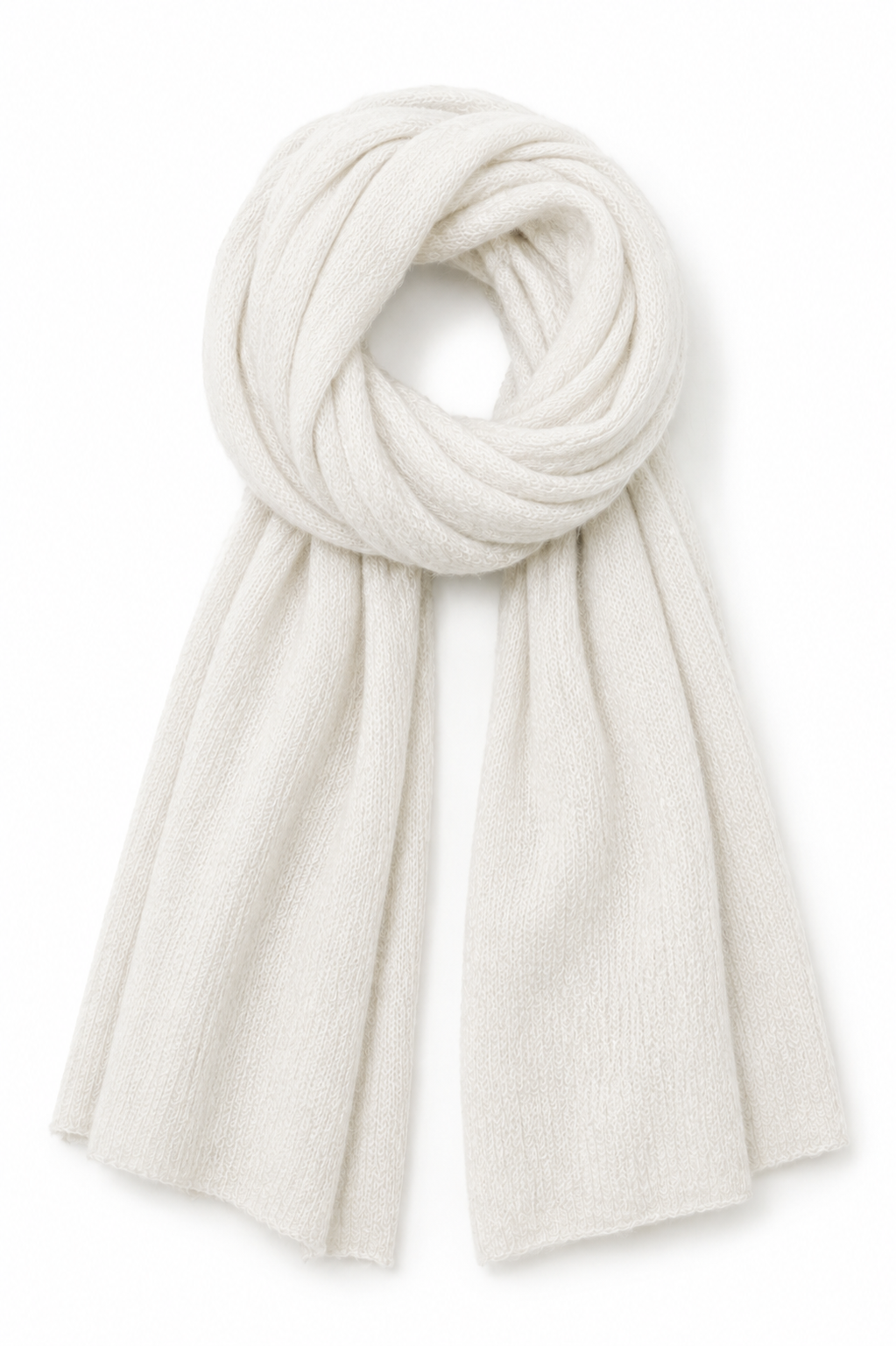 Botto Giuseppe Pin 1876 Cashmere Scarf in Off-White Melange
