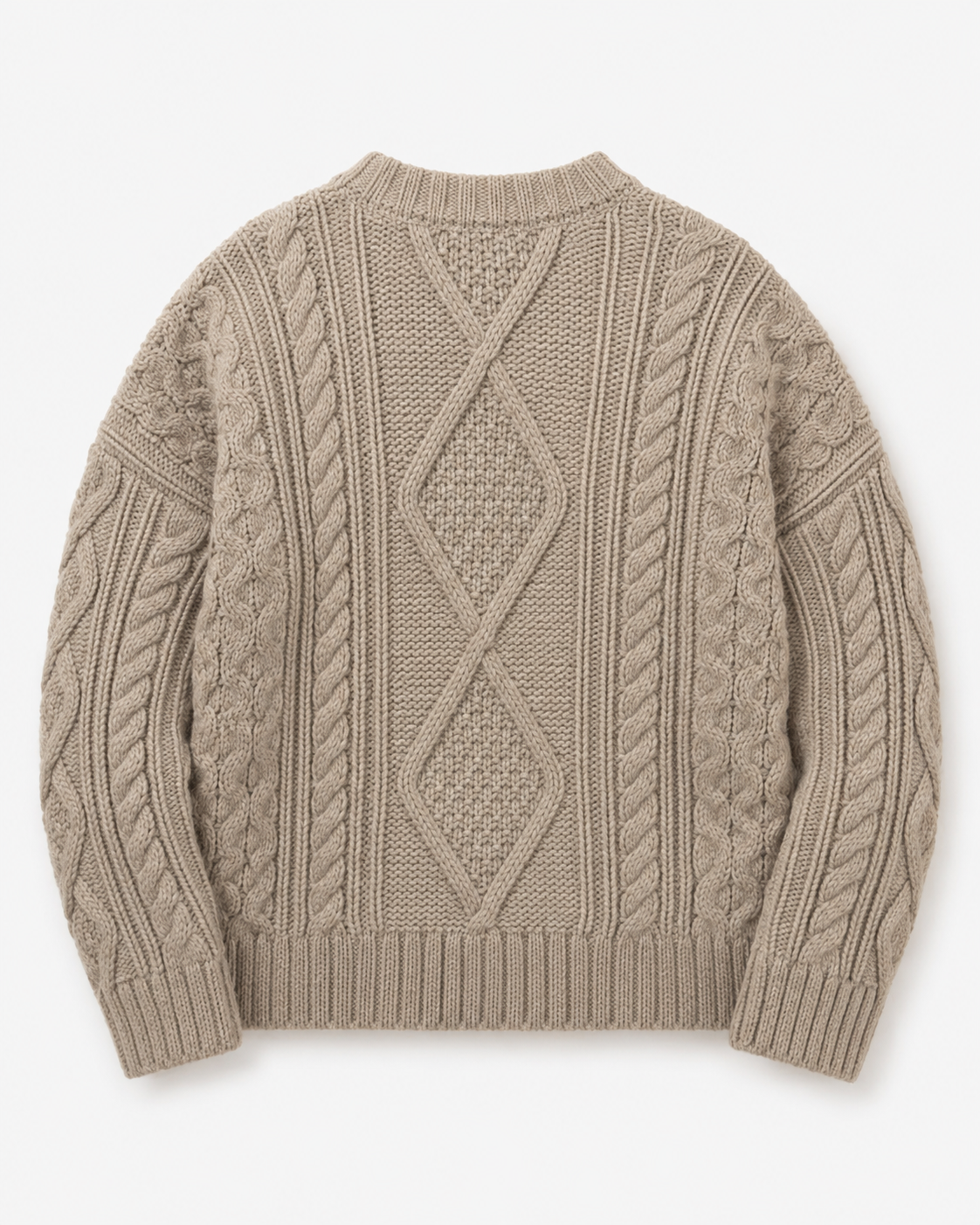 The Big Cable Sweater in Natural