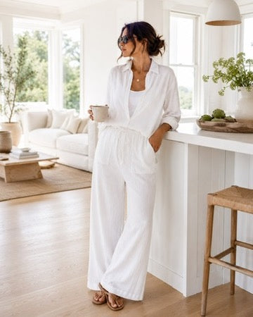 Kayson Pant in White