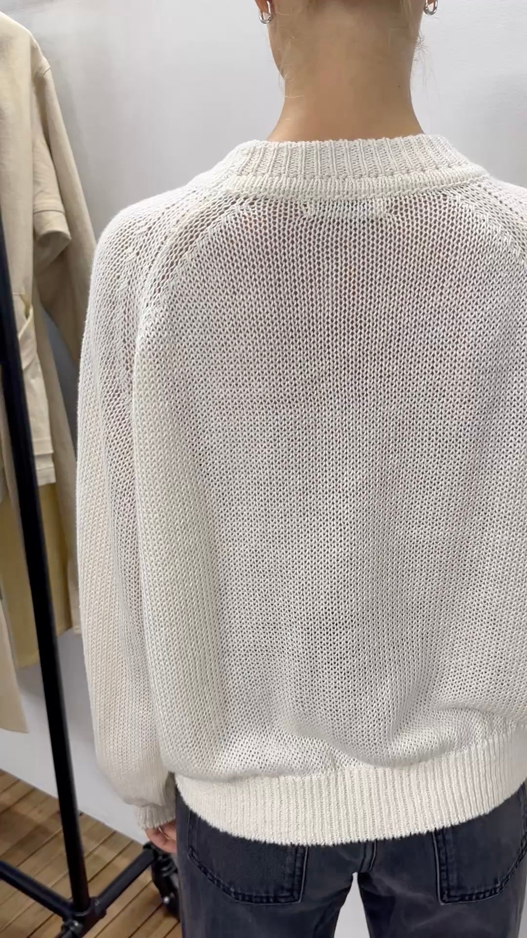 Lind Crewneck in White