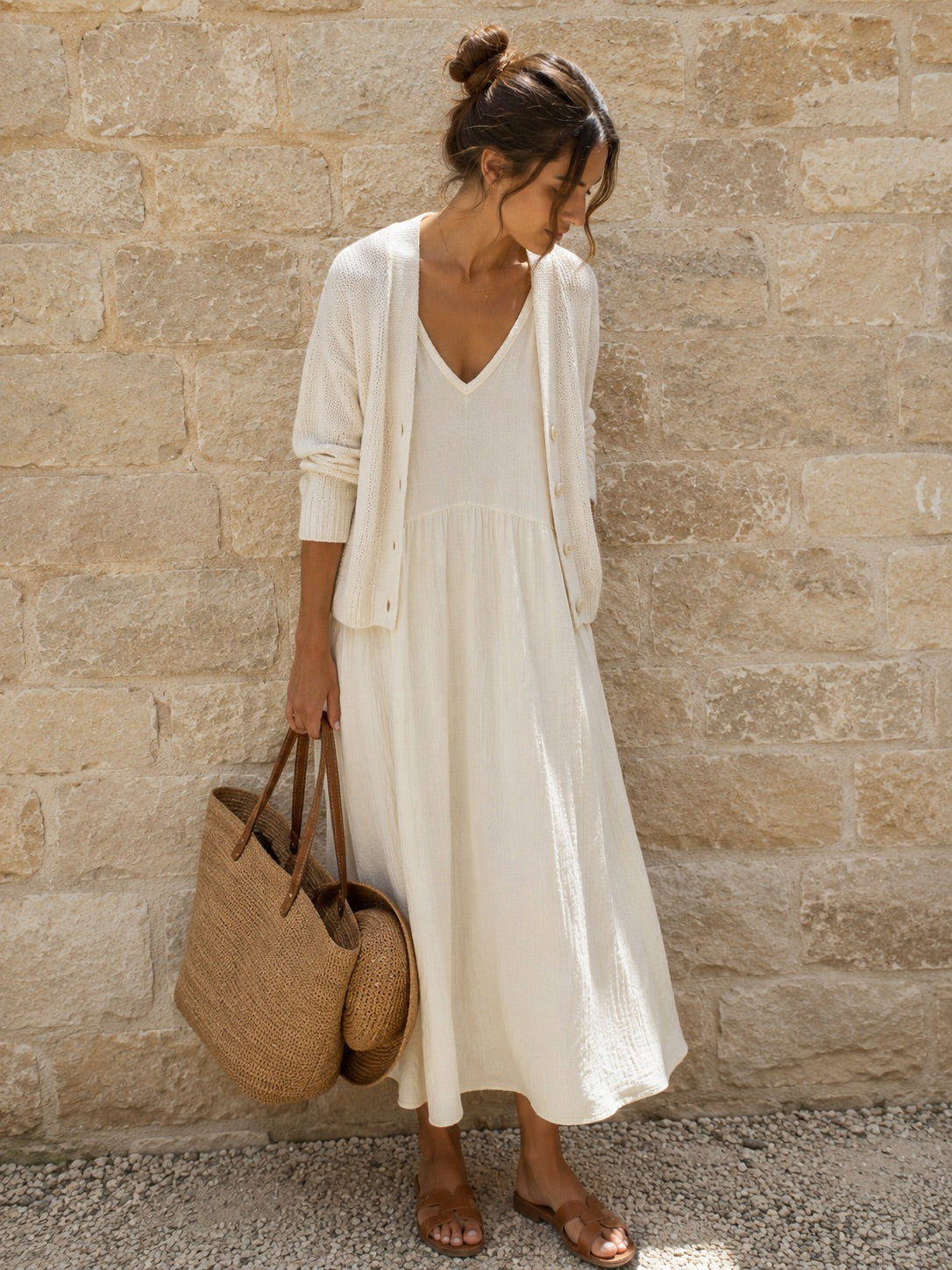 Arbor Dress in Alabaster