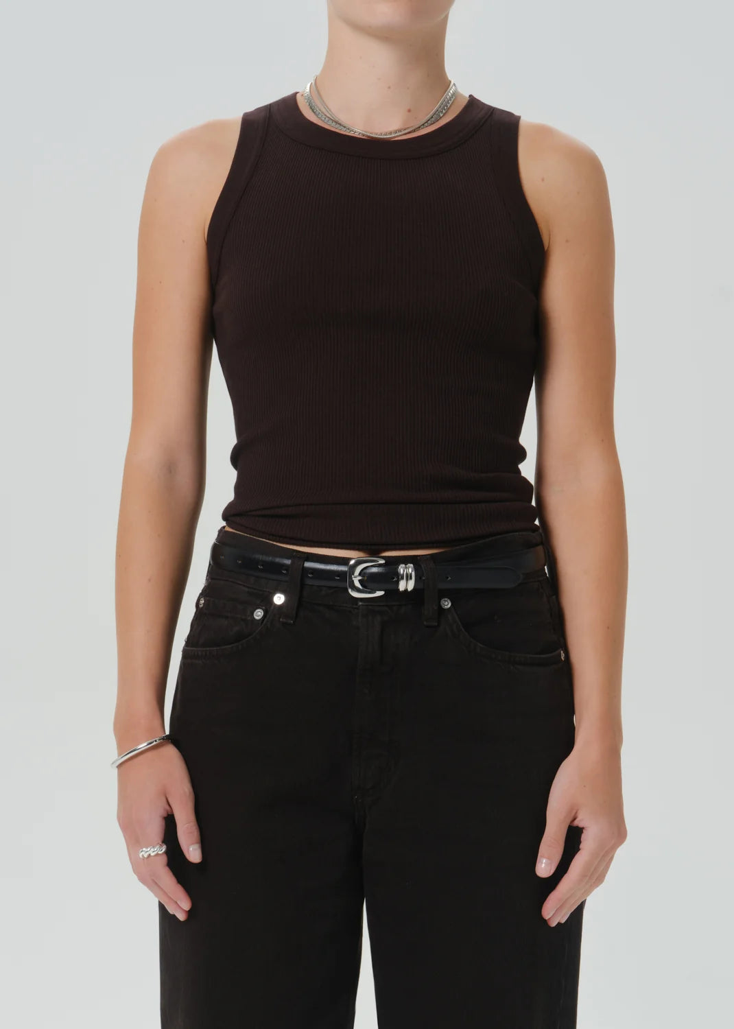 Citizens of Humanity Isabel Tank in Dark Chocolate