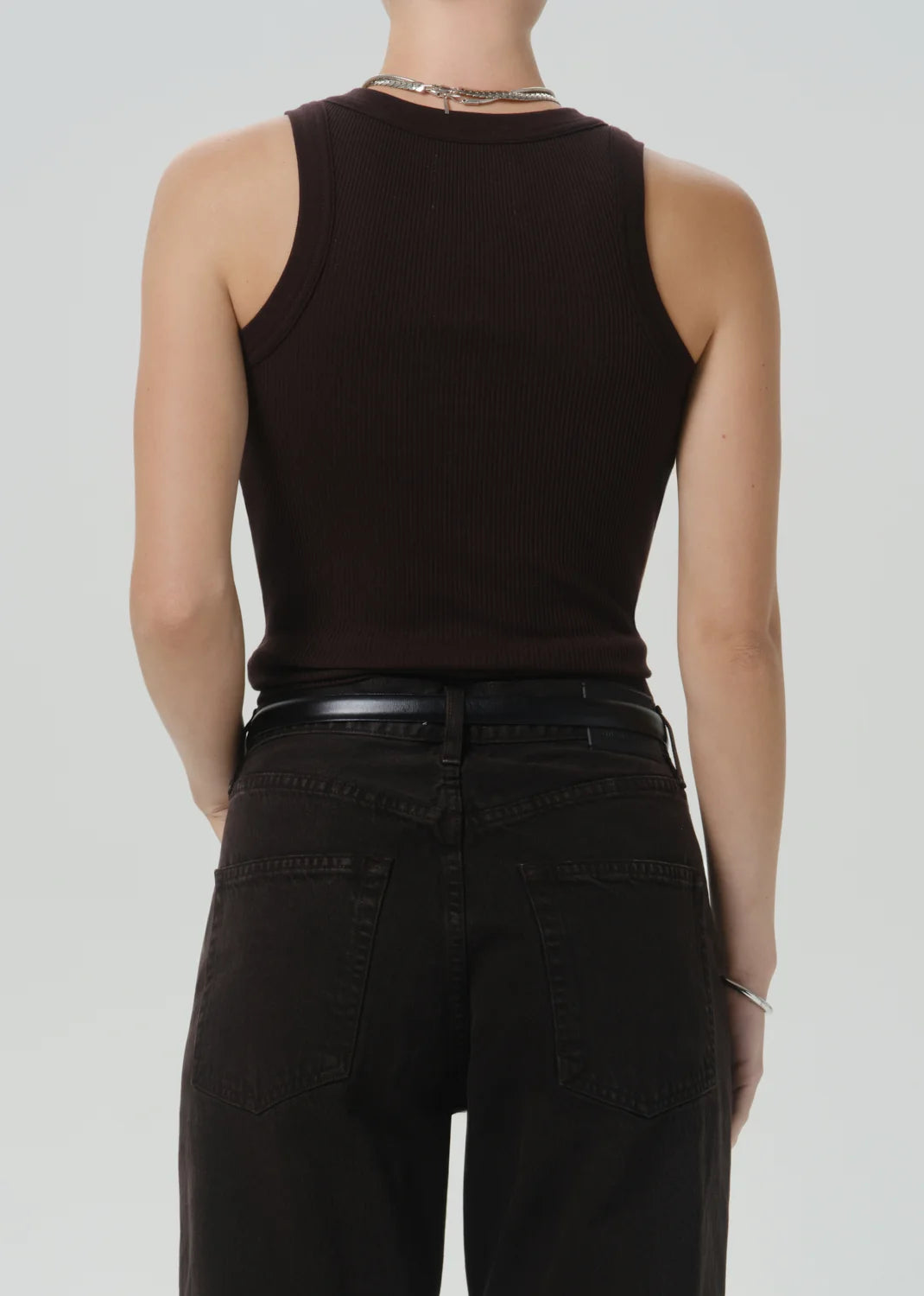Citizens of Humanity Isabel Tank in Dark Chocolate