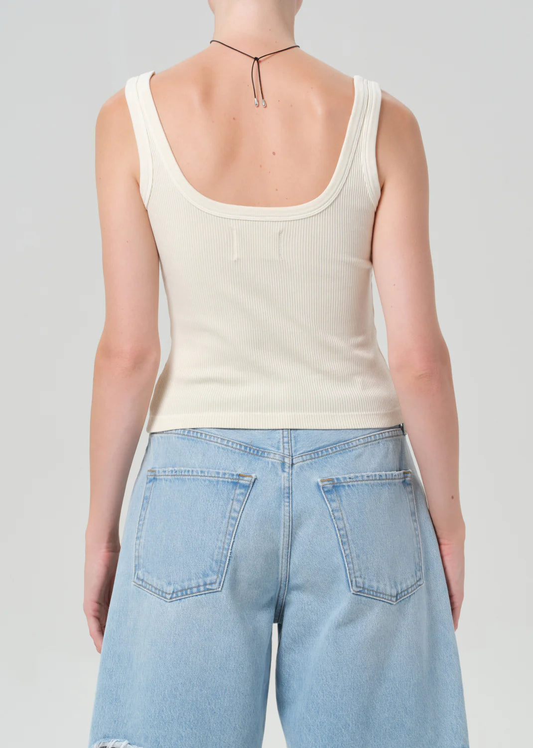 Faye Tank in Pashmina (Off White)