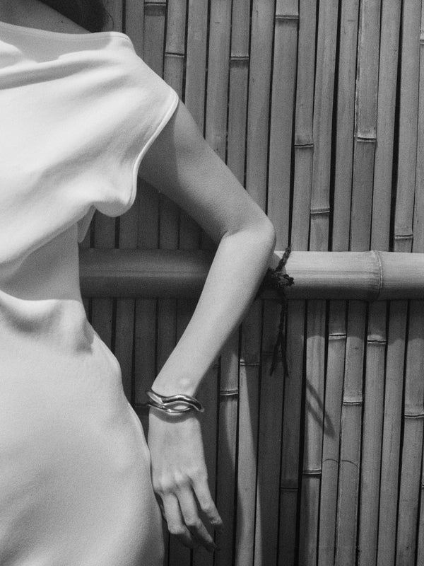 Medium Astrid Cuff in Sterling Silver