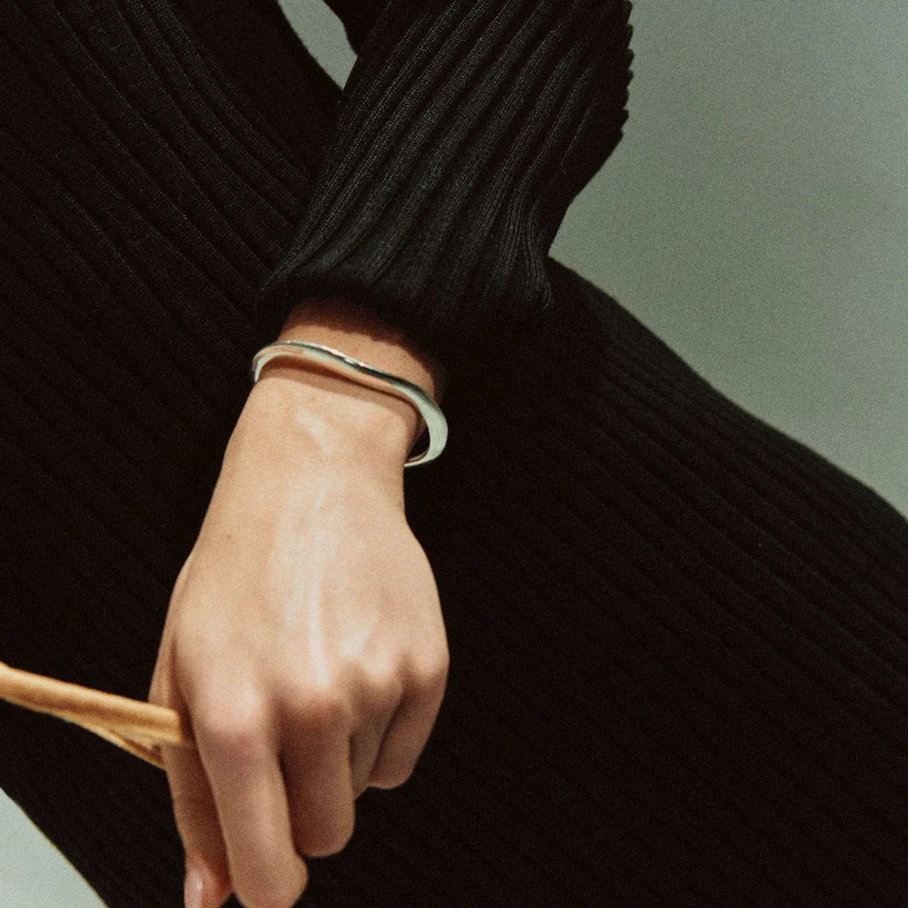 Medium Astrid Cuff in Sterling Silver
