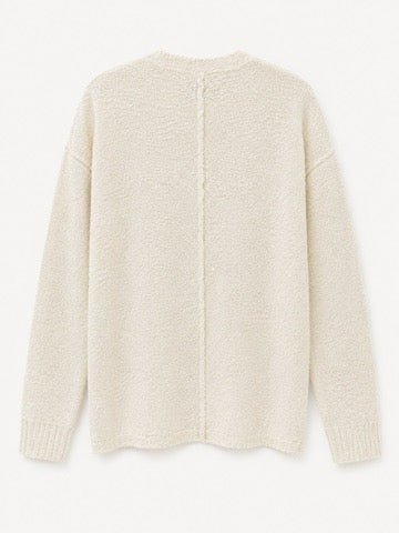 Boucle Cardigan in White