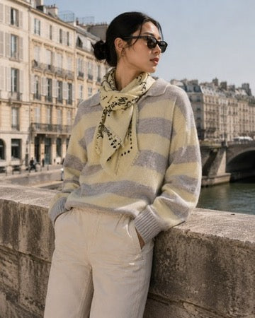 Hachiko Bandana Scarf in Anis