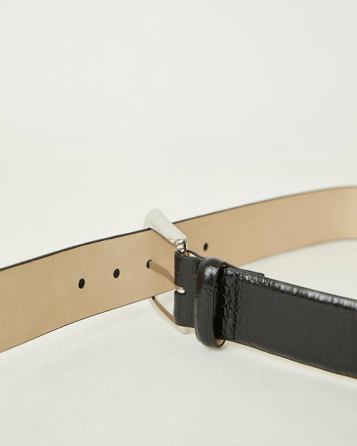 Kennedy Croco Leather Belt (One Left)