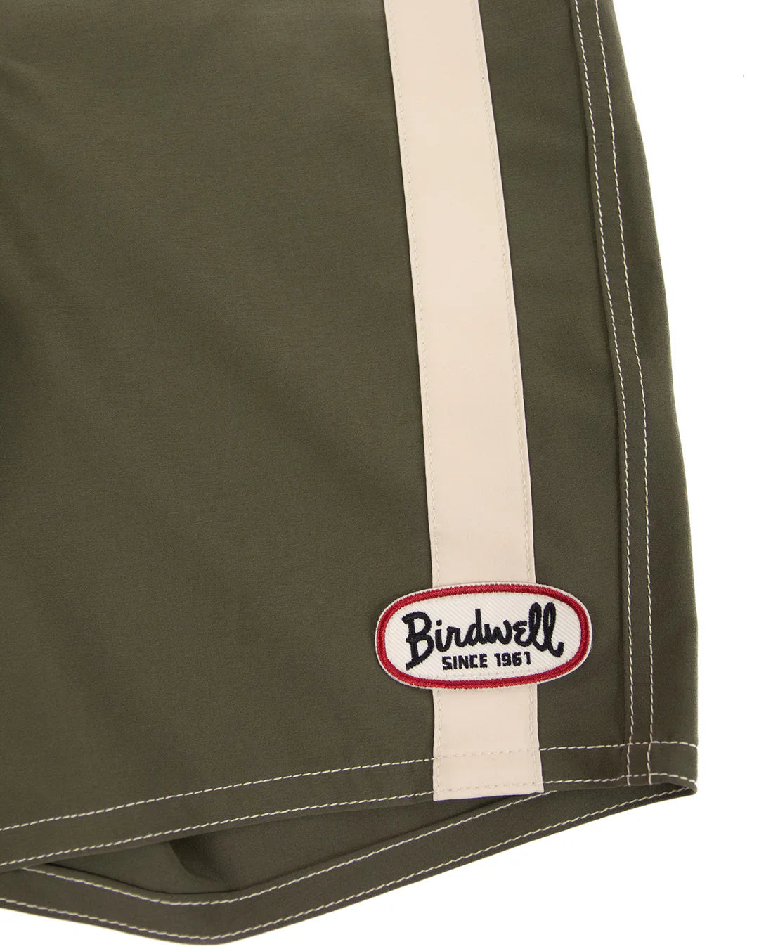 808 Mono Stripe Boardshorts in Army/Bone