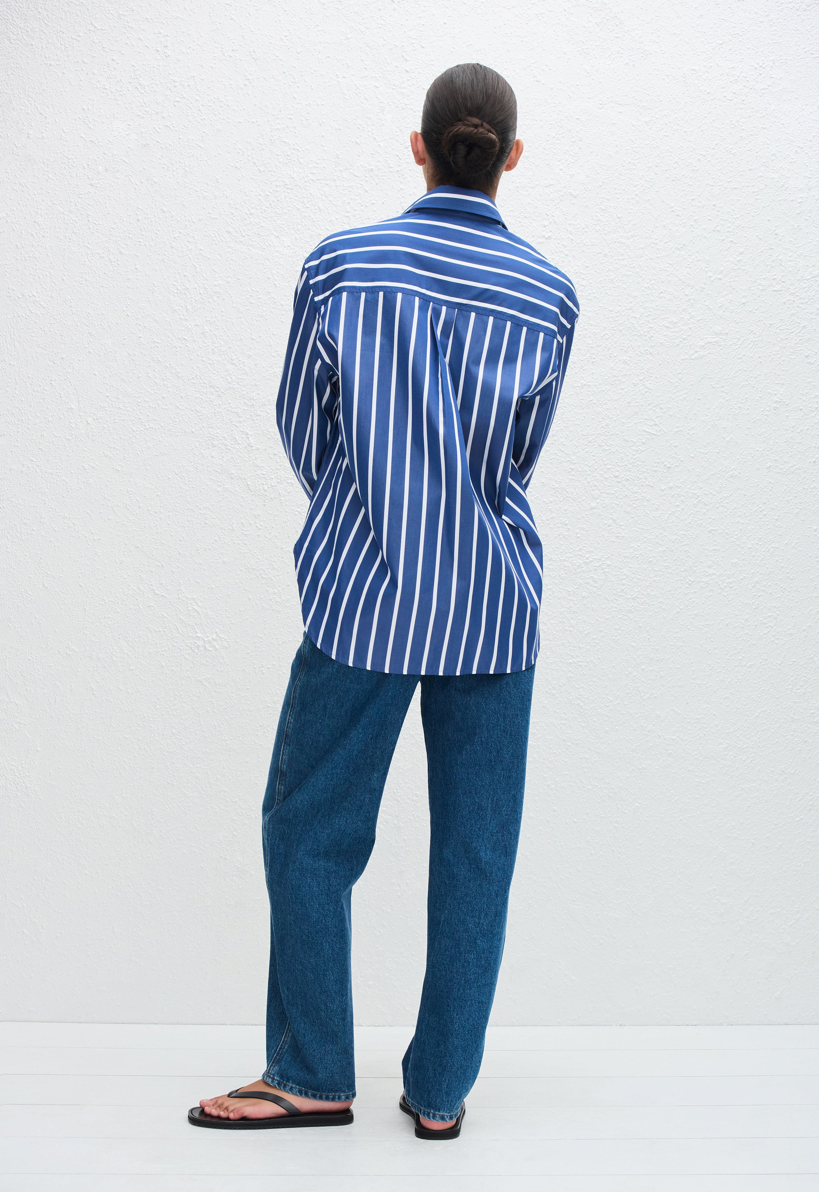 Classic Shirt in Marine Stripe