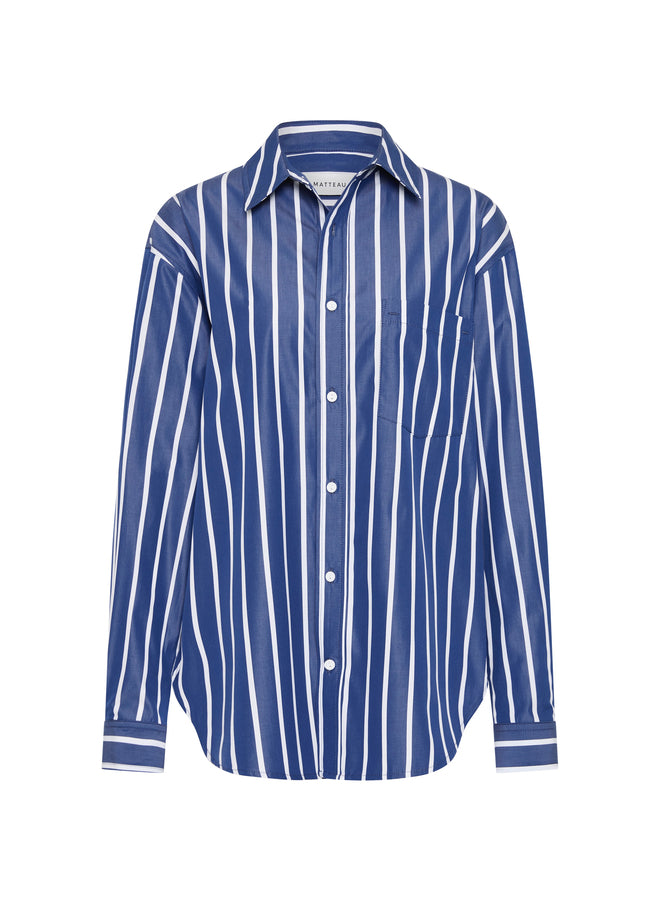 Classic Shirt in Marine Stripe