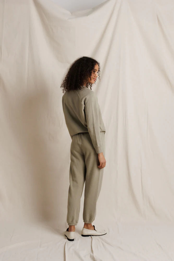 Johnny Terry Sweatpant in Speckled Dark Olive
