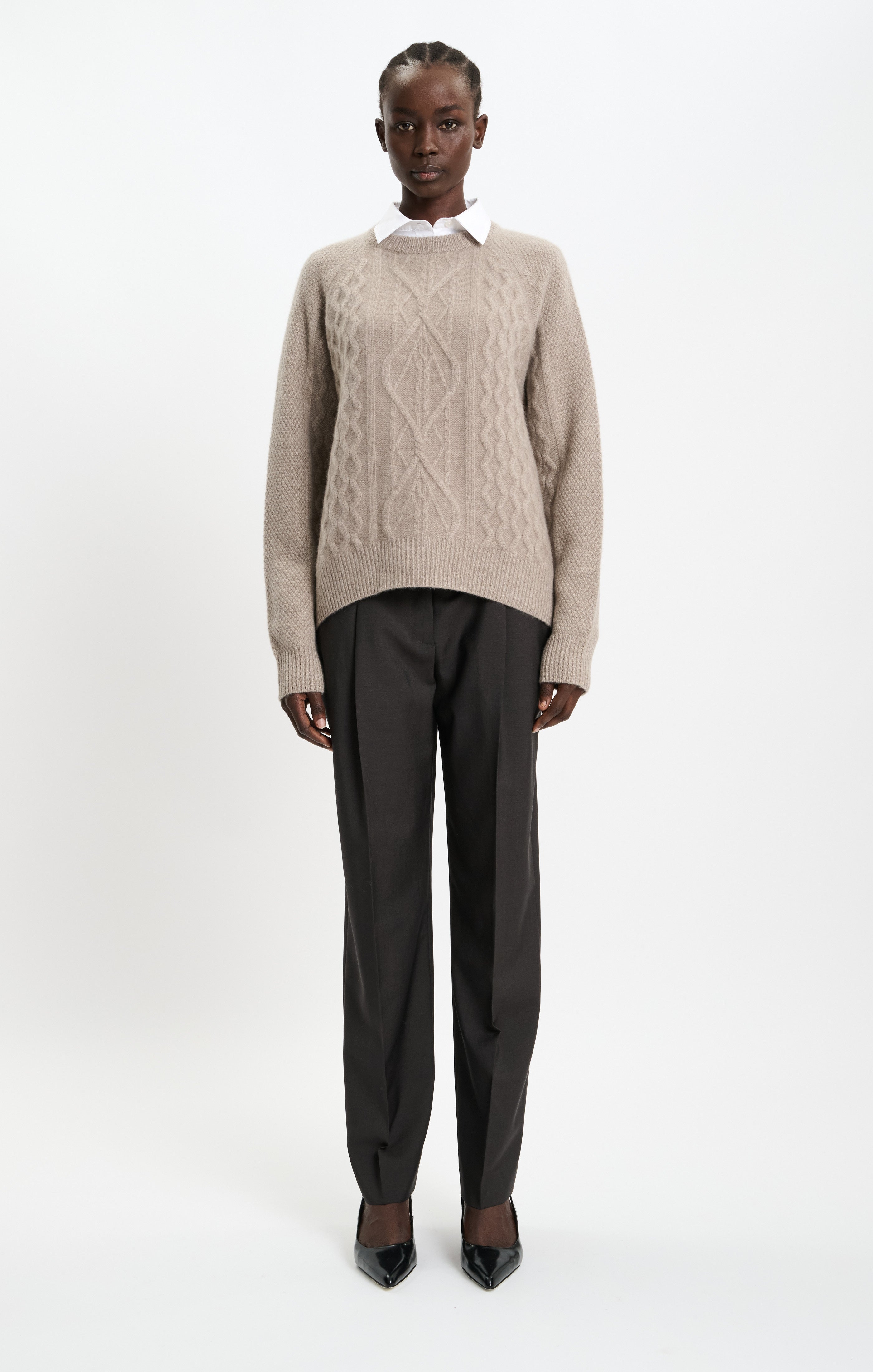 Deliah Sweater in Beige Melange