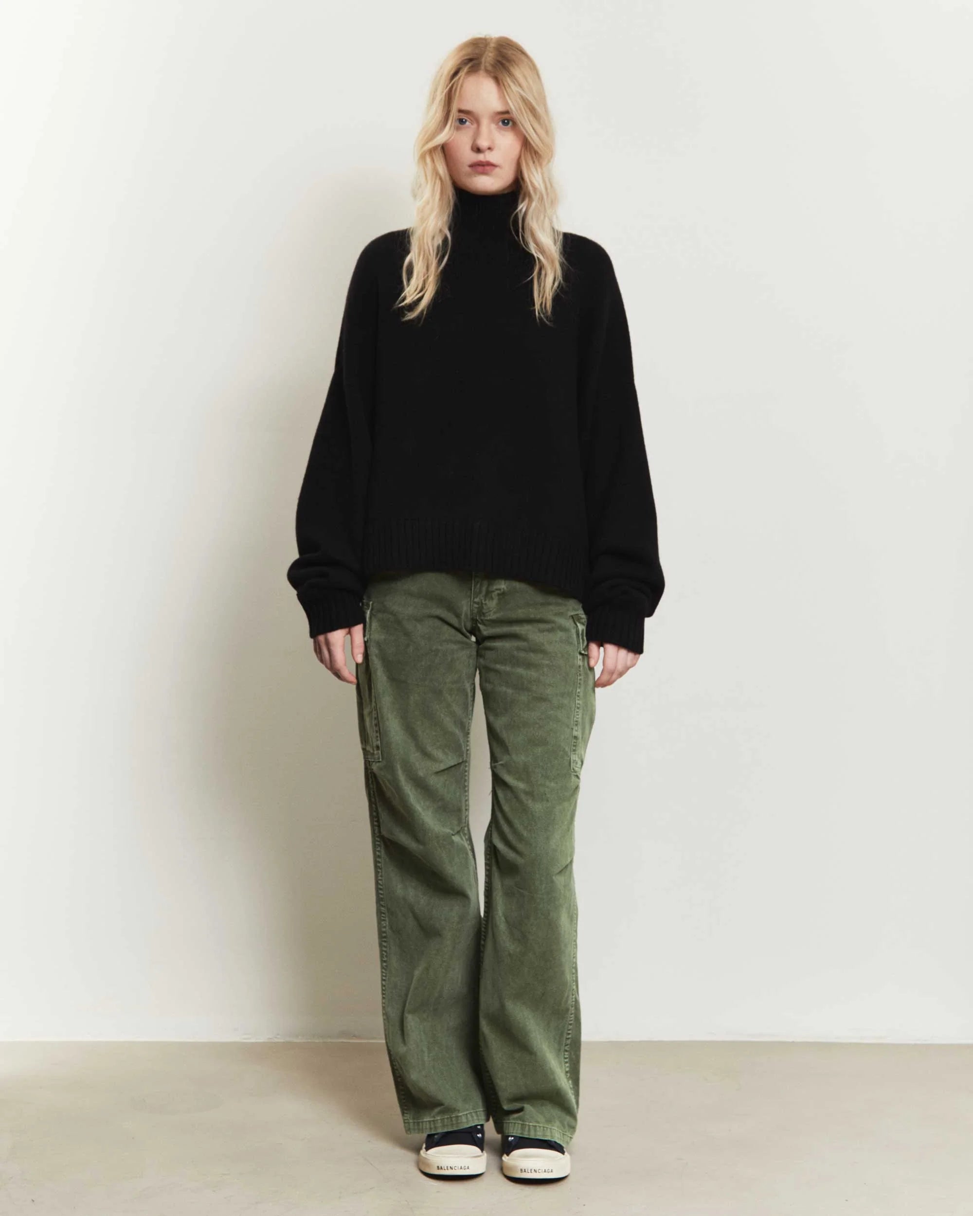 Devon Turtleneck in Black