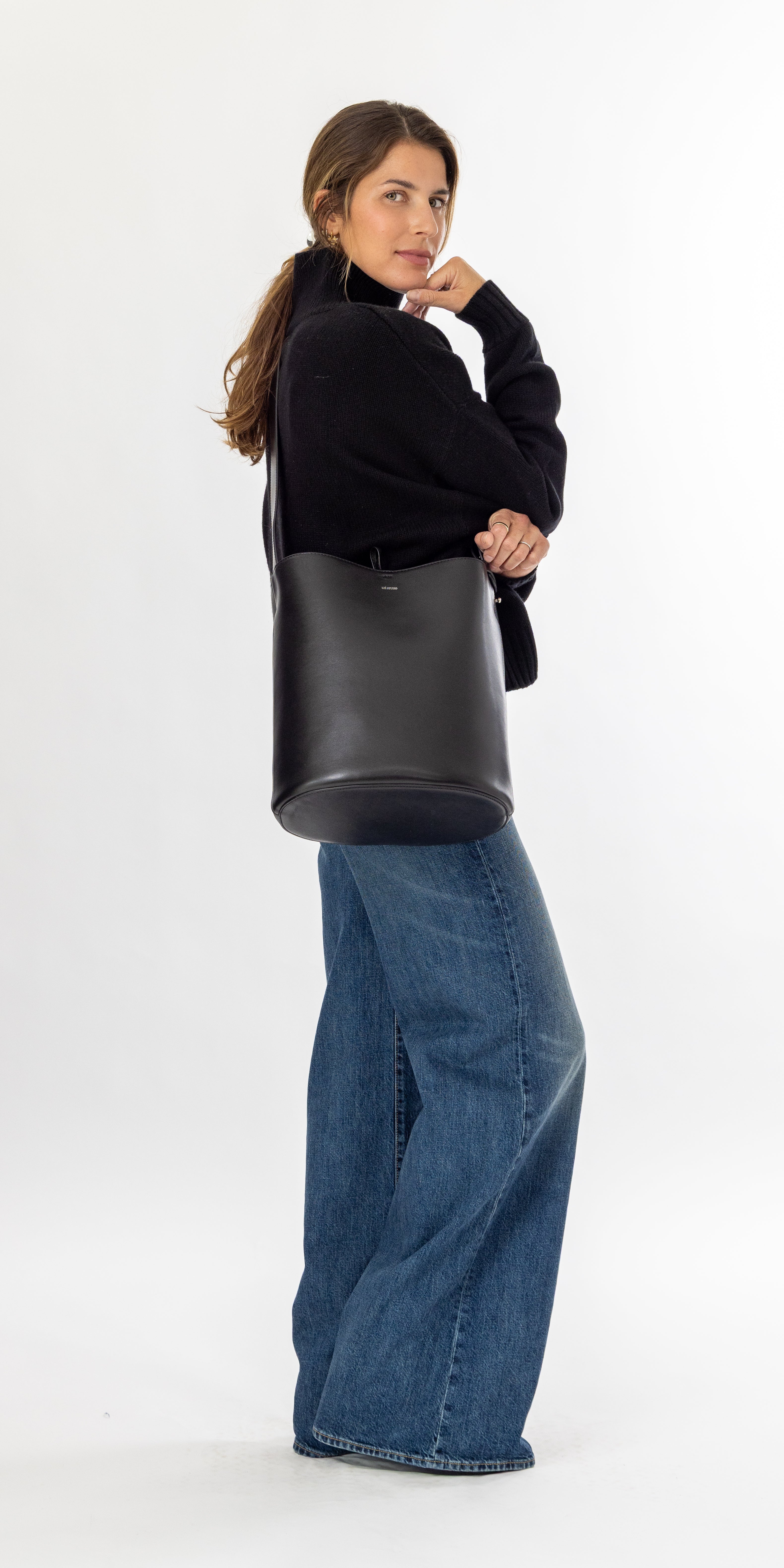 Devon Turtleneck in Black