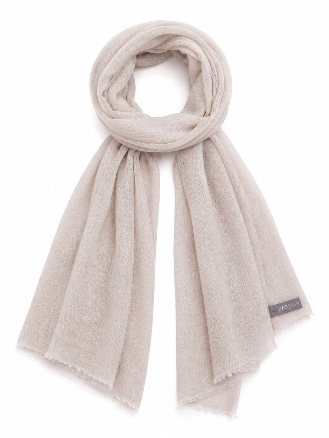 Featherweight Scarf in Pastel Parchment