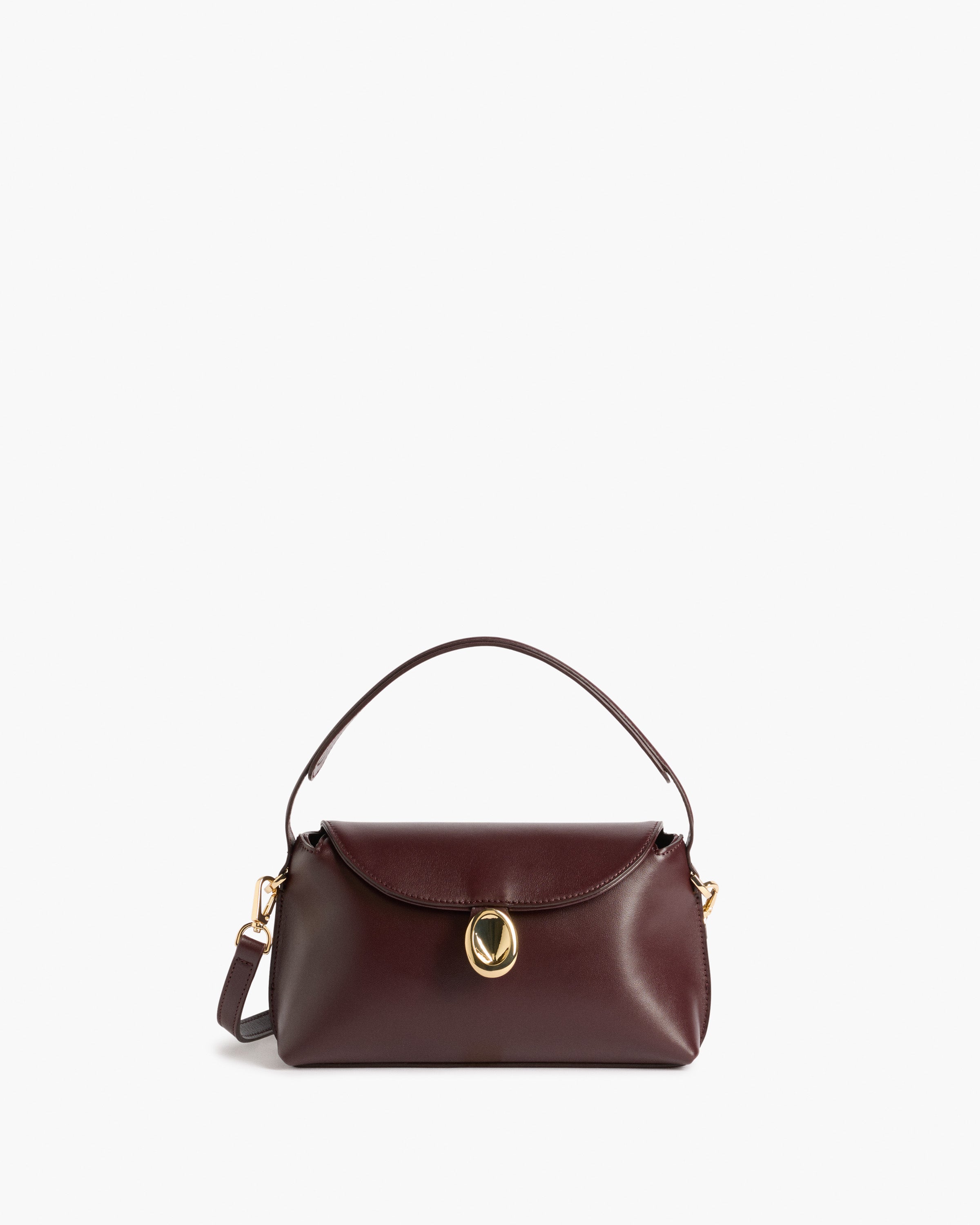 Gaia Mini Bag in Burgundy Leather