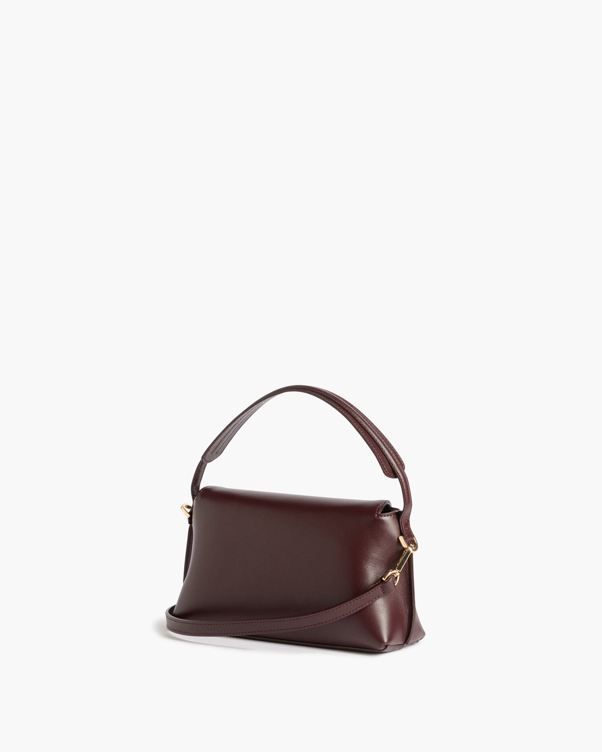 Gaia Mini Bag in Burgundy Leather