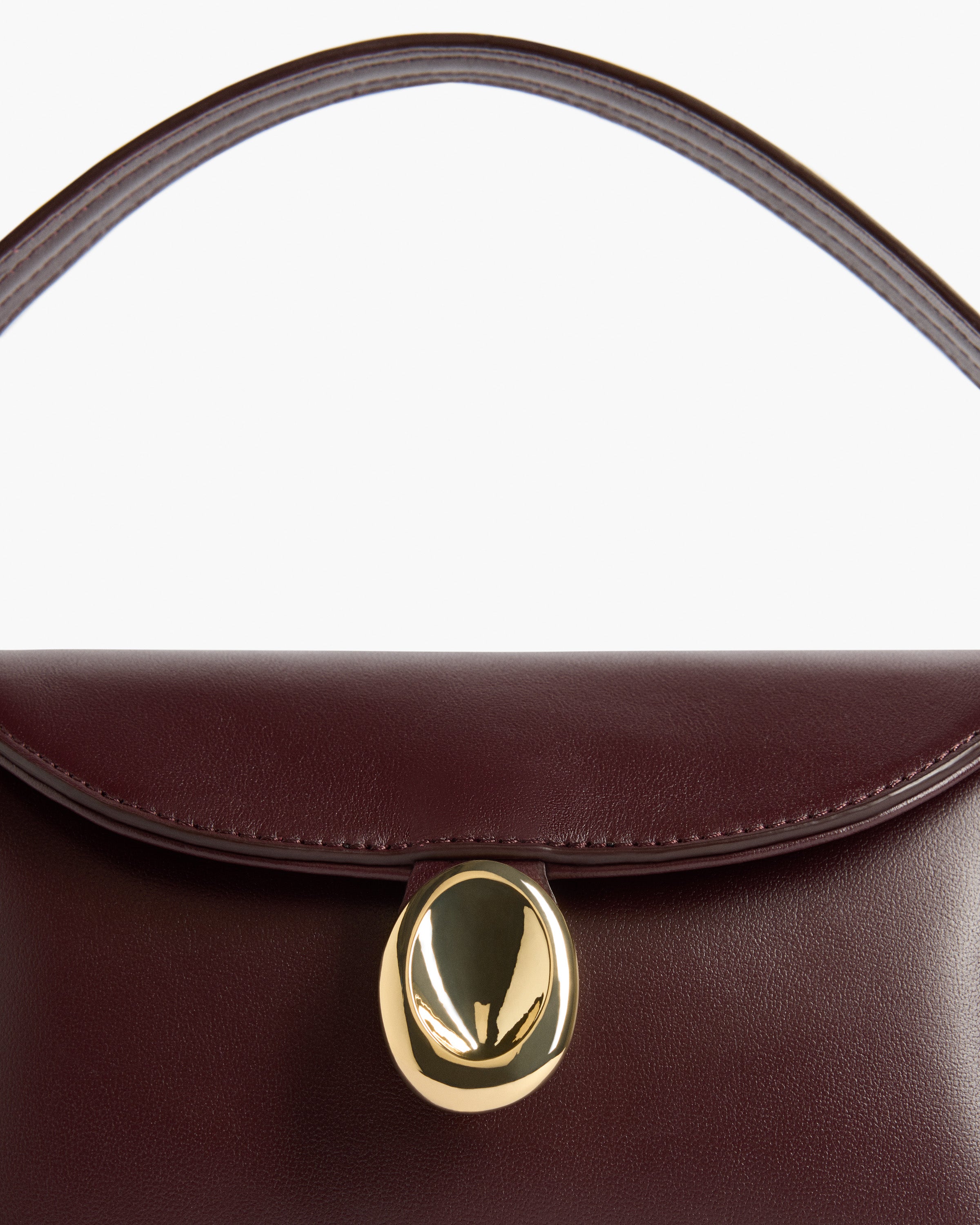 Gaia Mini Bag in Burgundy Leather