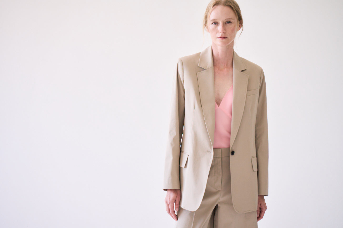 Katherine Blazer in Khaki