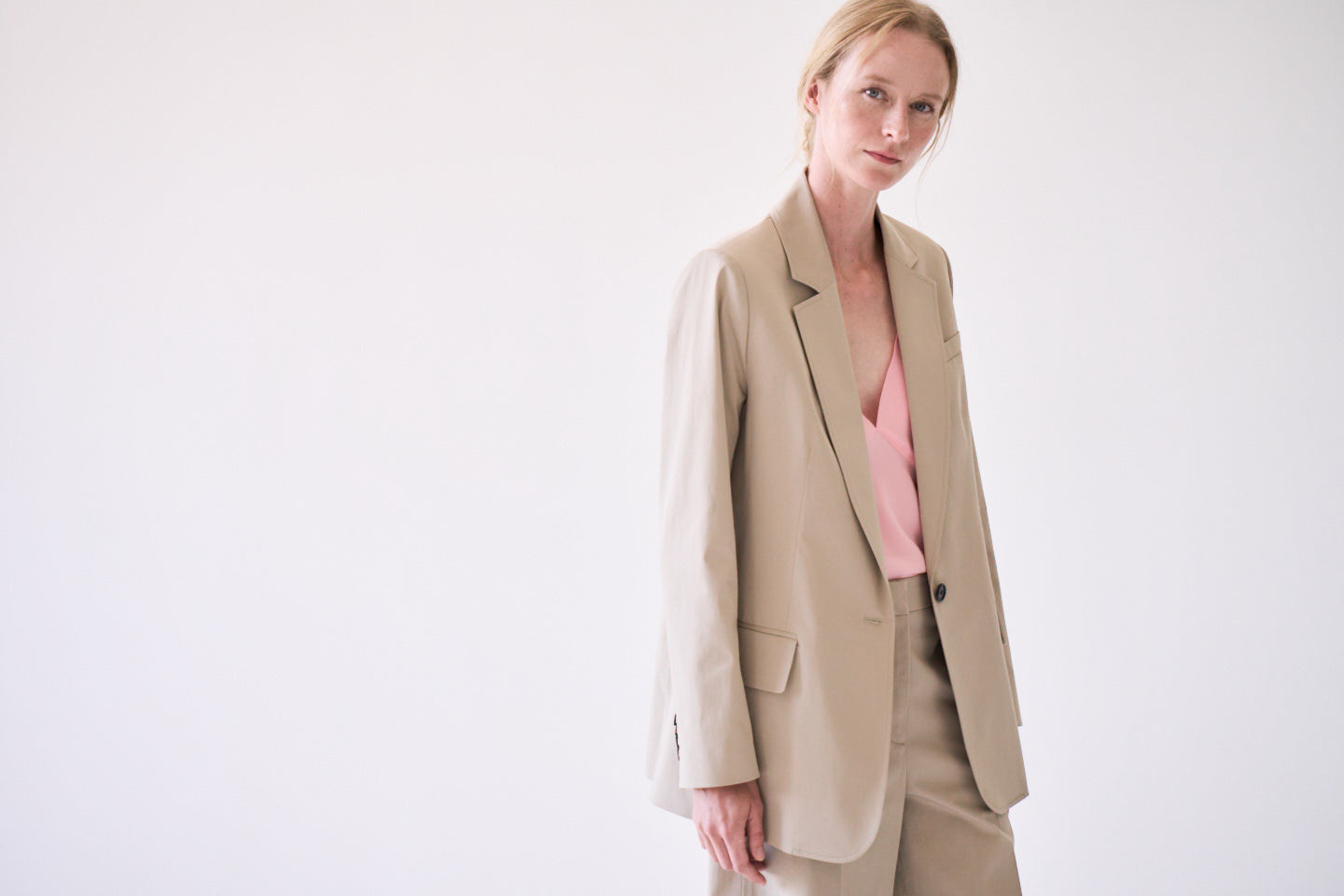 Katherine Blazer in Khaki