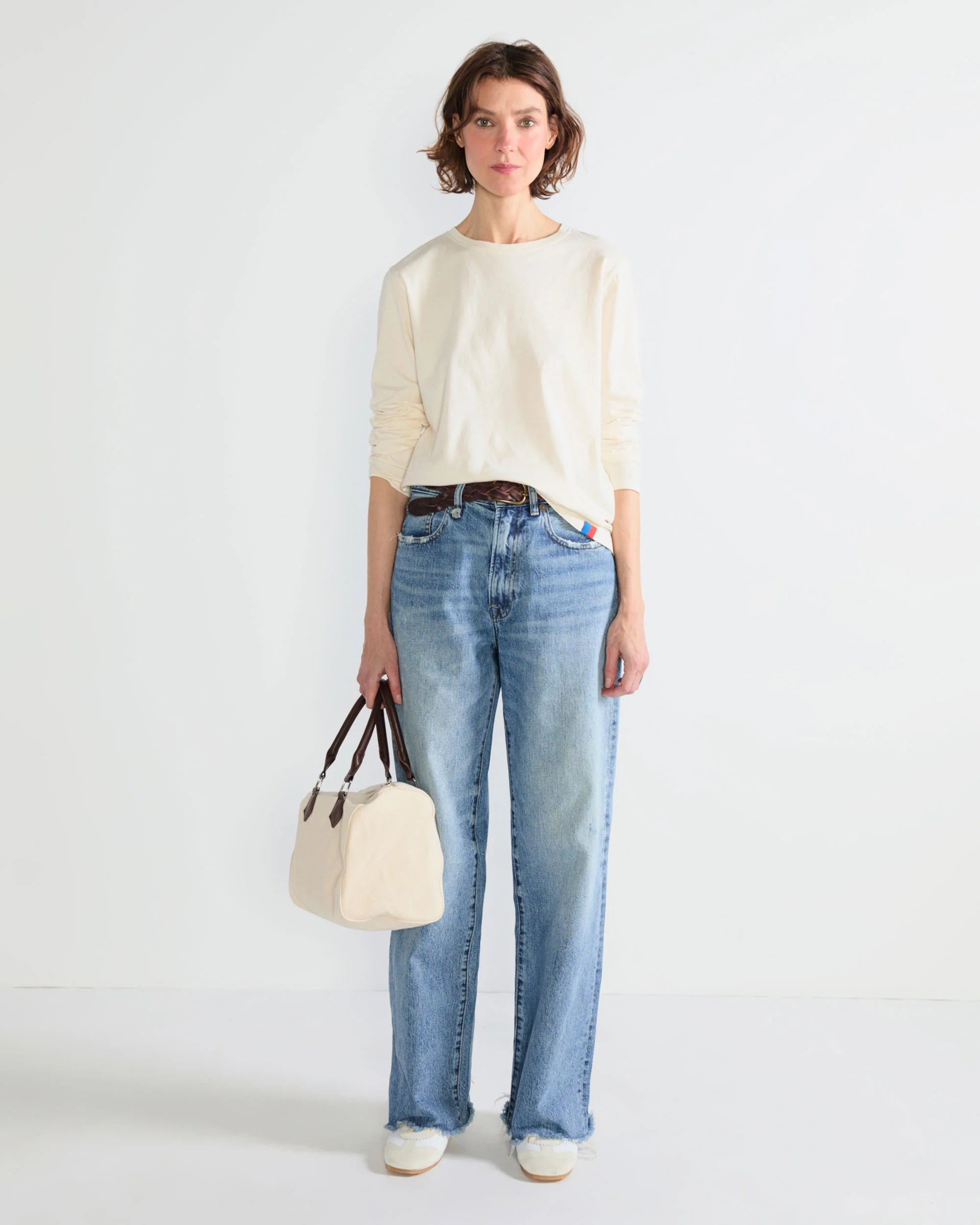 The Modern Long Sleeve in Cream