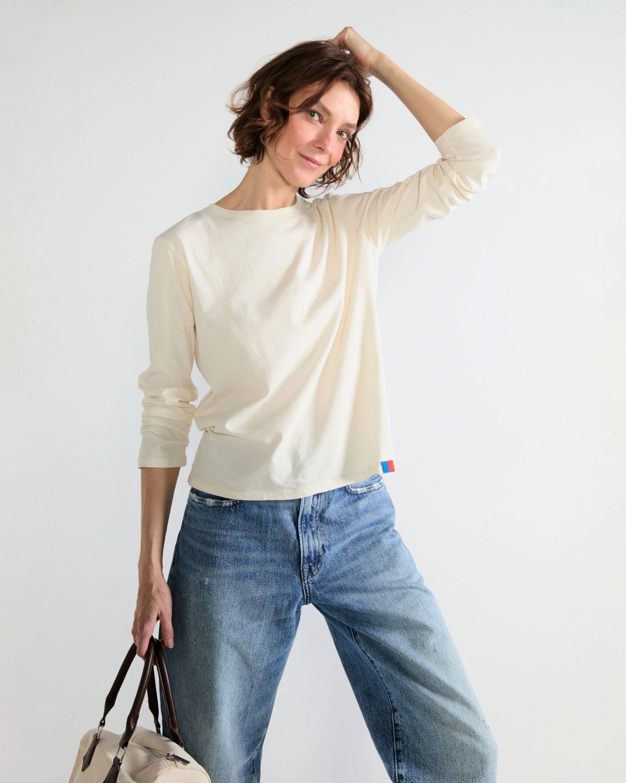 The Modern Long Sleeve in Cream