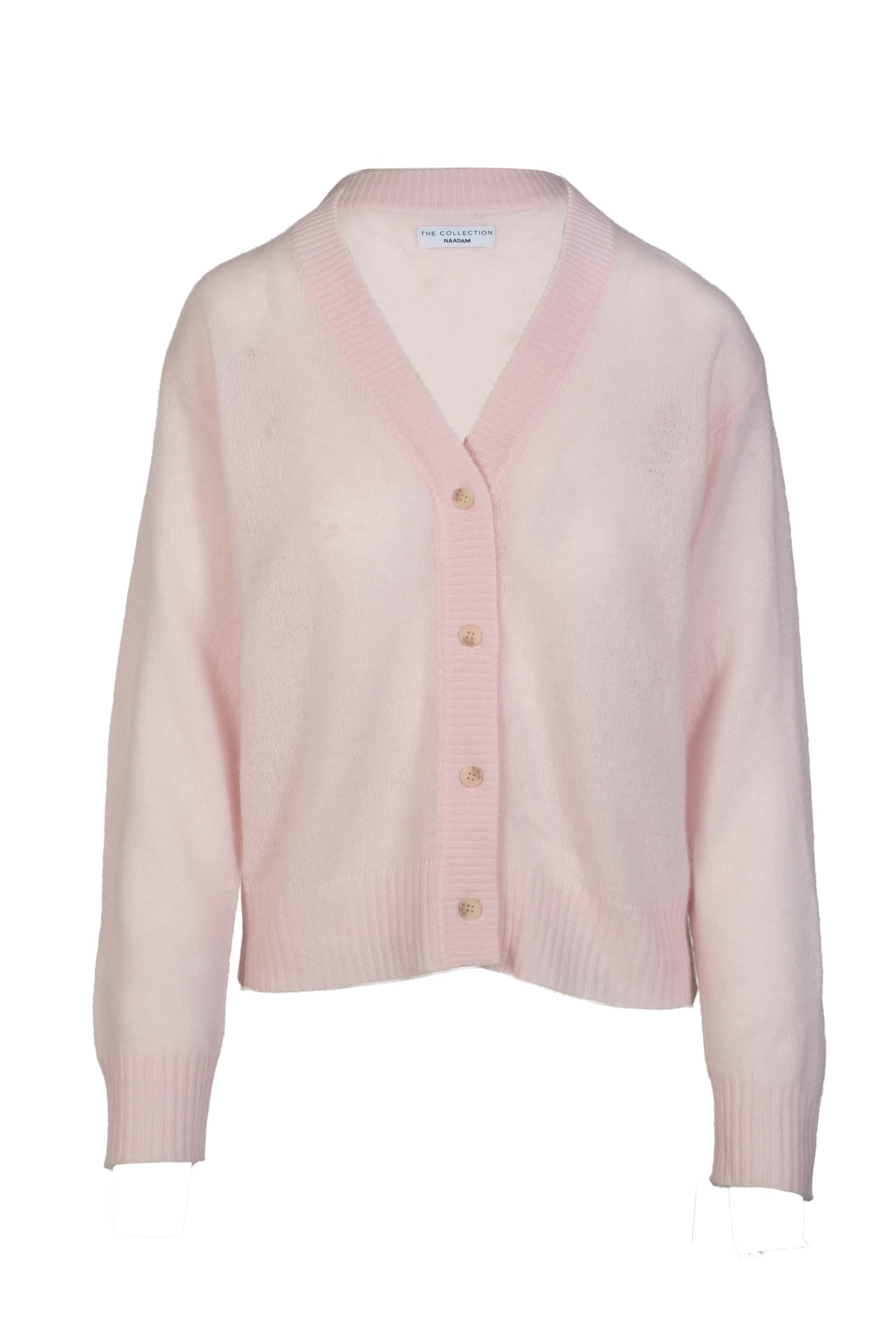 Cloud Cashmere Cardigan in Light Pink