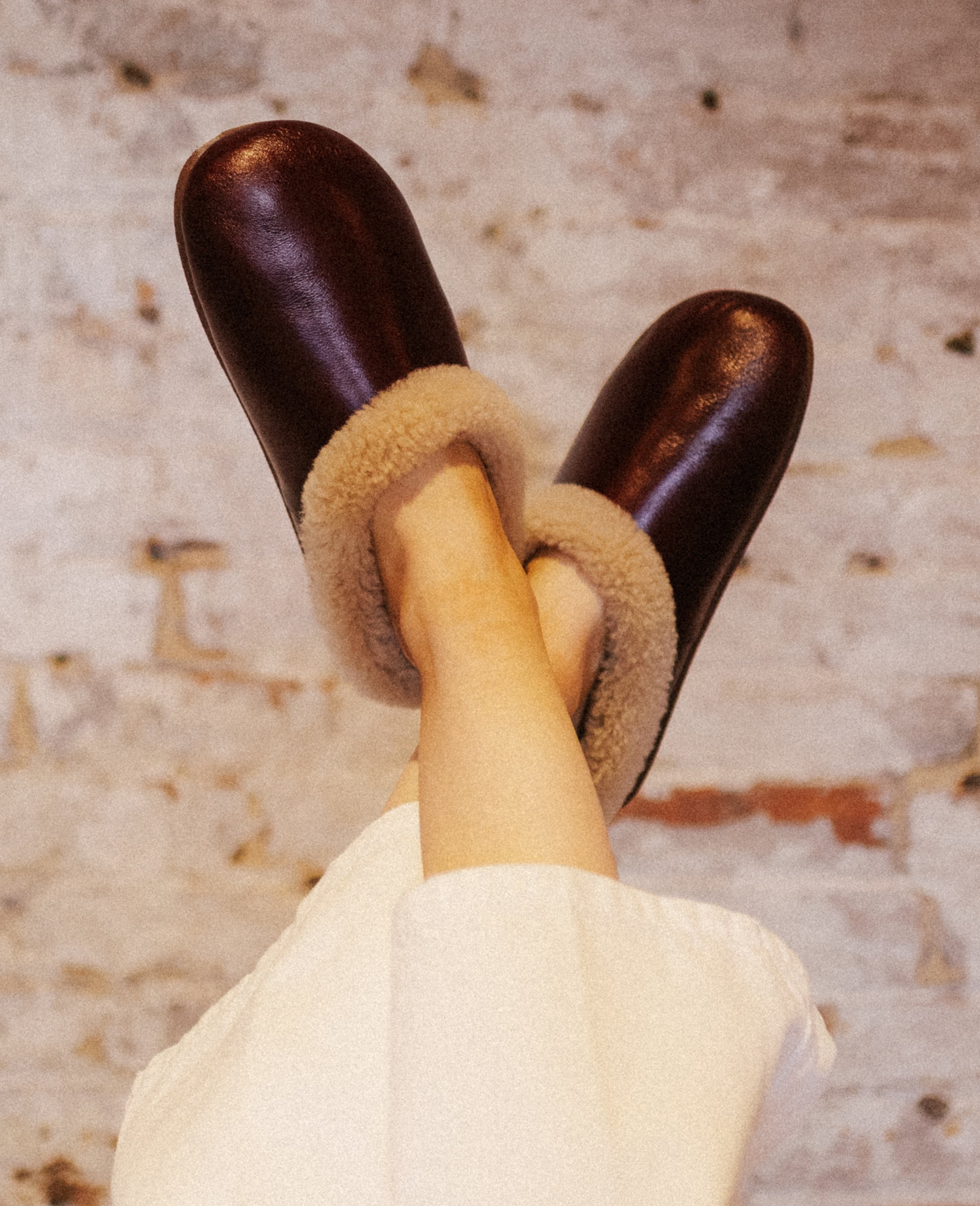 Muti Slide in Burgundy/Beige