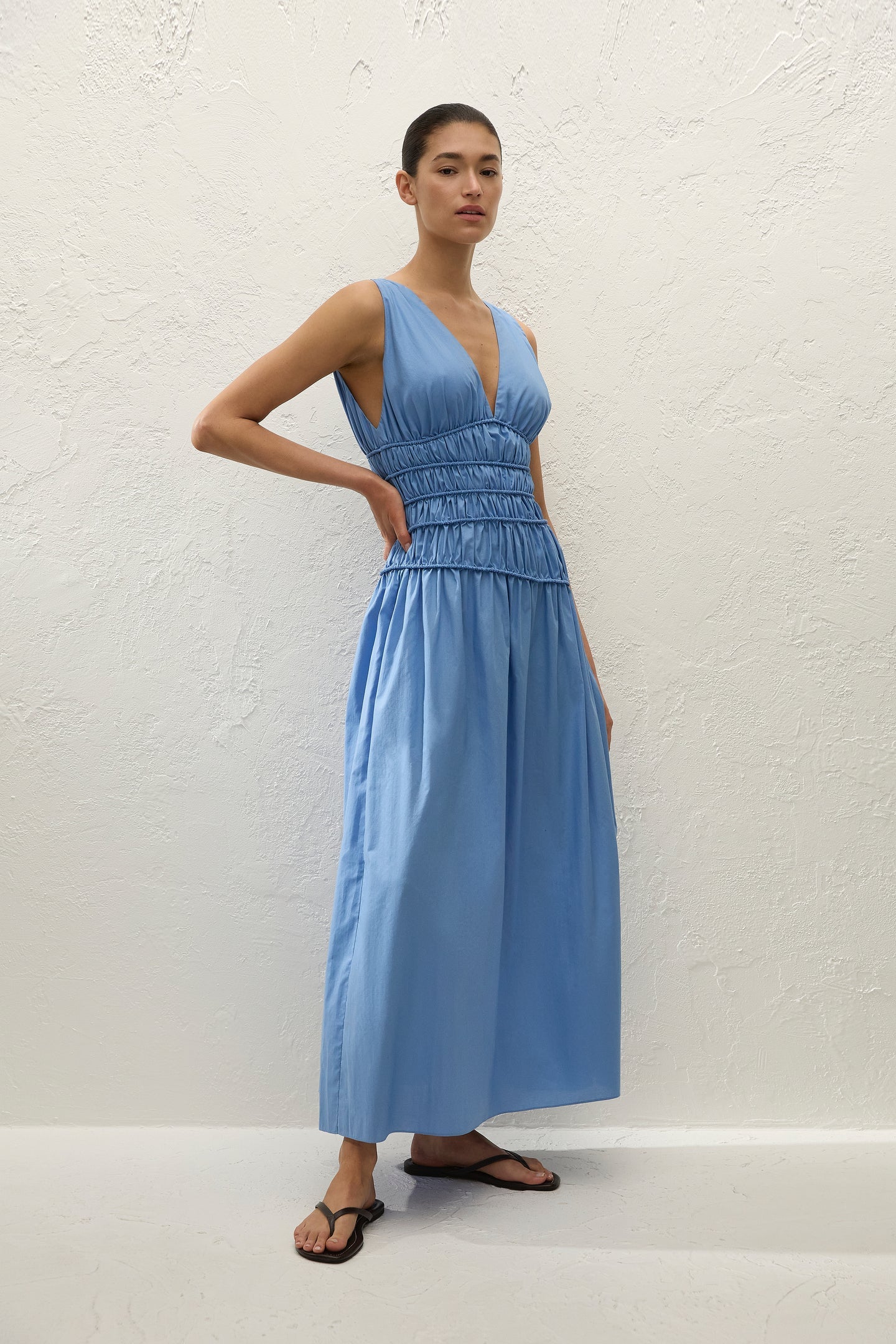 Saja Maxi Dress in Venice Blue
