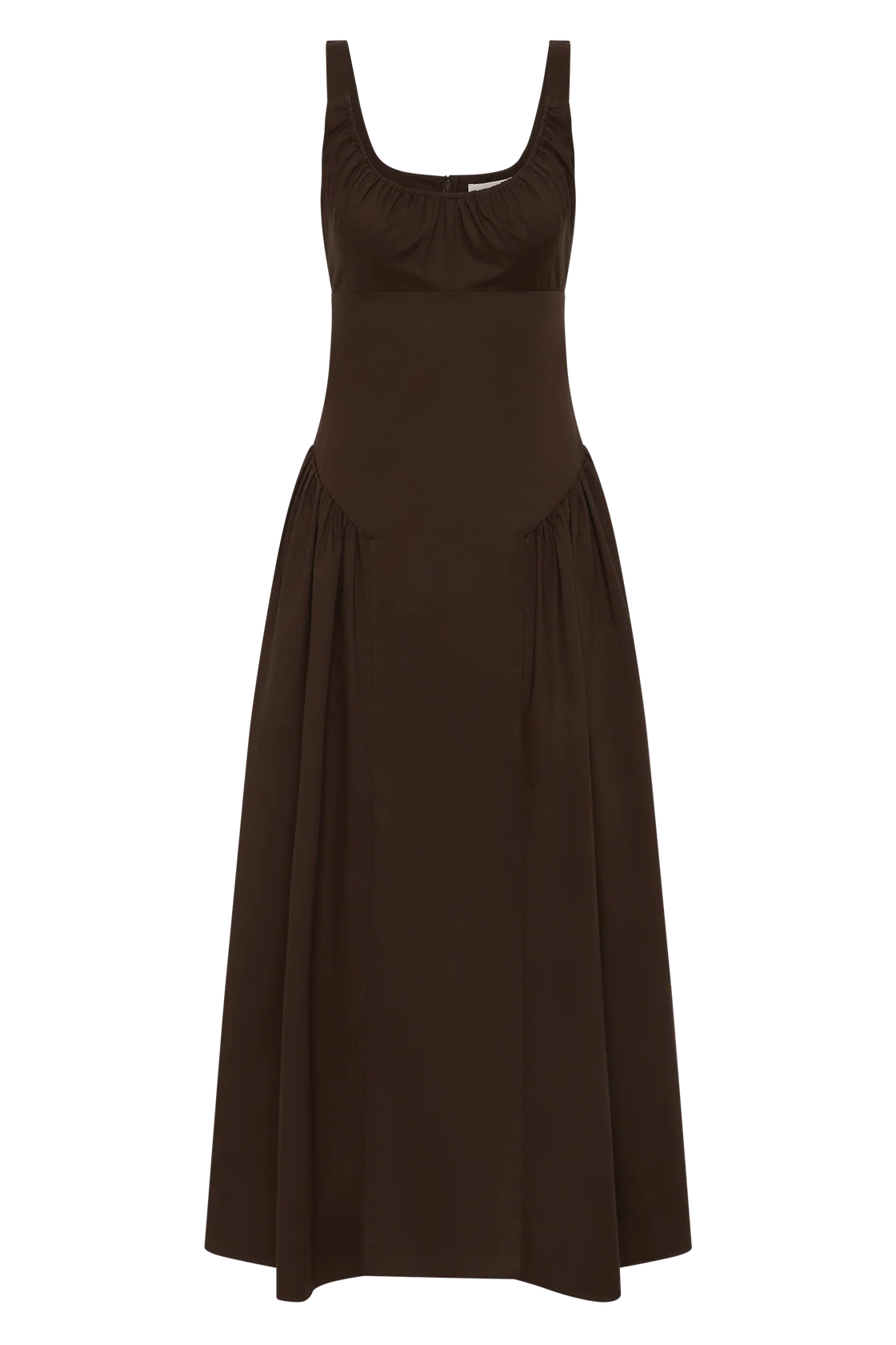 Marcella Midi Dress in Espresso