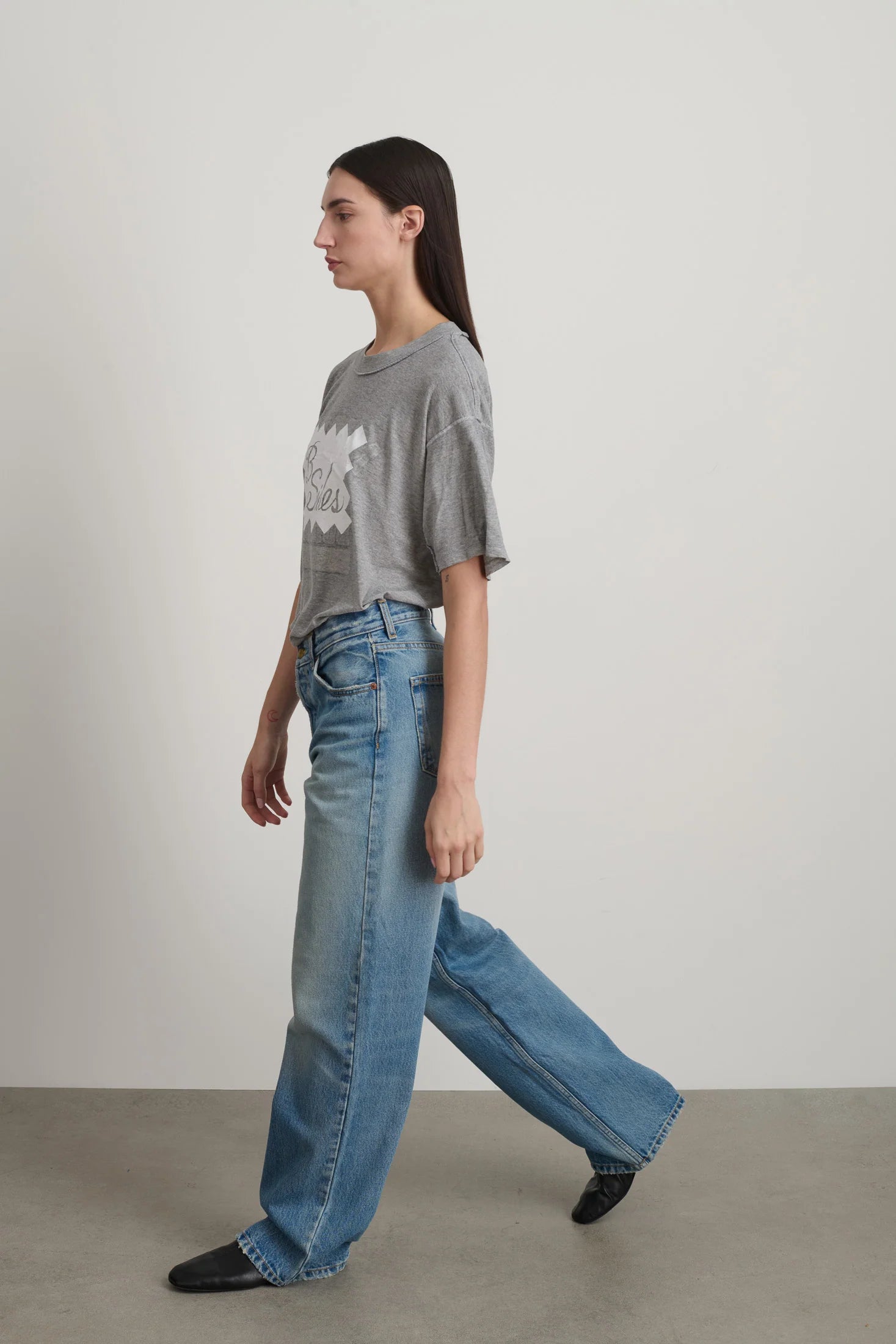 Bec Jean in Shell Vintage Wash