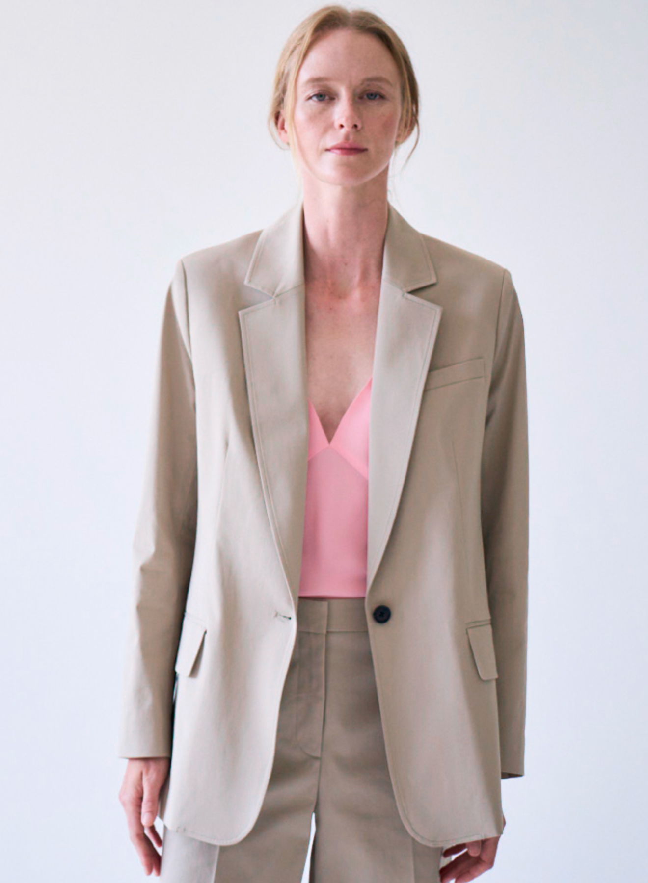 Katherine Blazer in Khaki