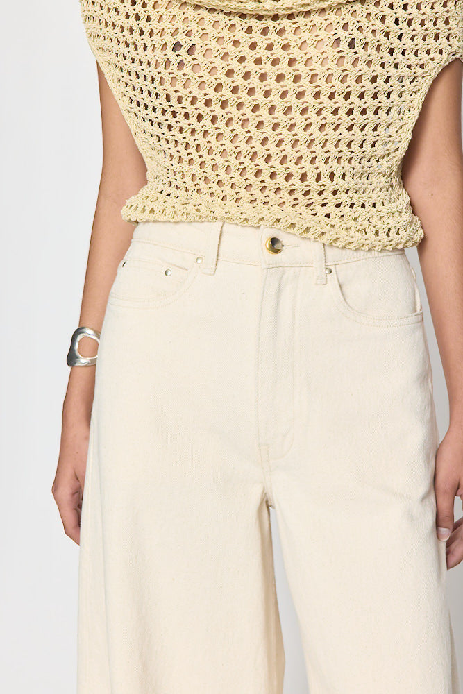 Slick Pant in Buff Wash