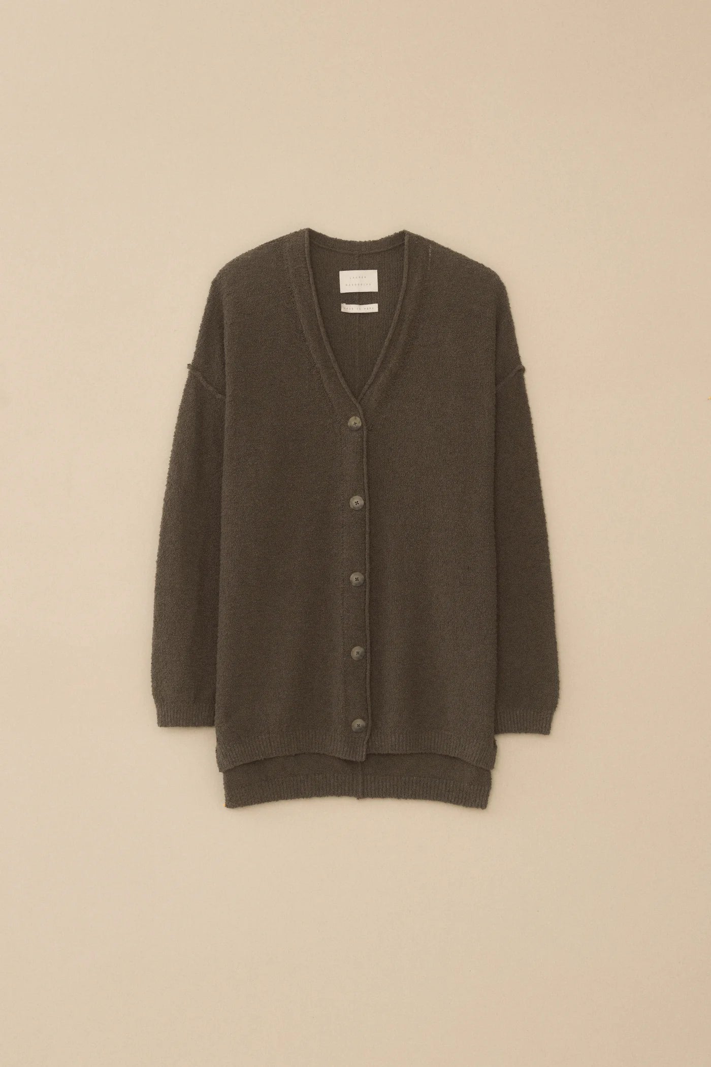 Boucle Cardigan in White