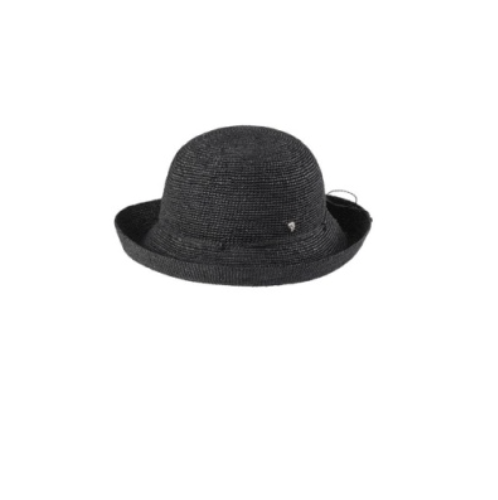 Provence 8 Raffia Hat in Charcoal