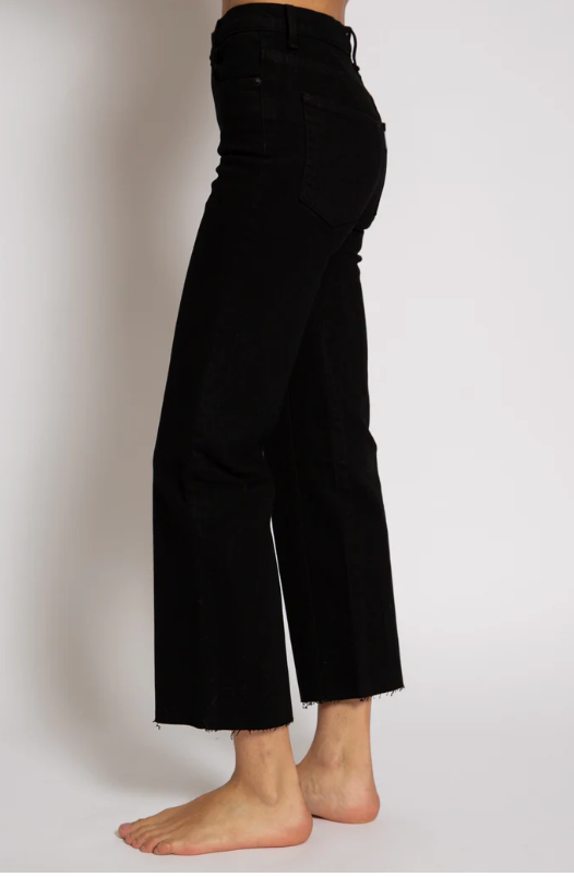 Slim Crop Wide Leg