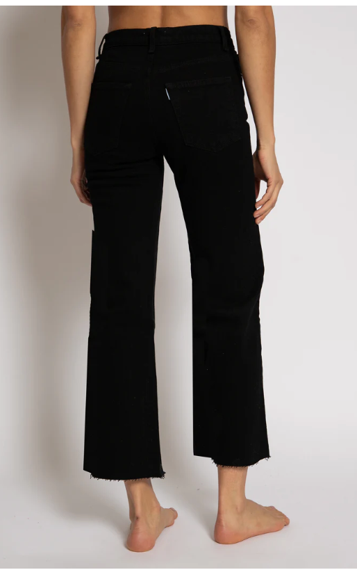 Slim Crop Wide Leg