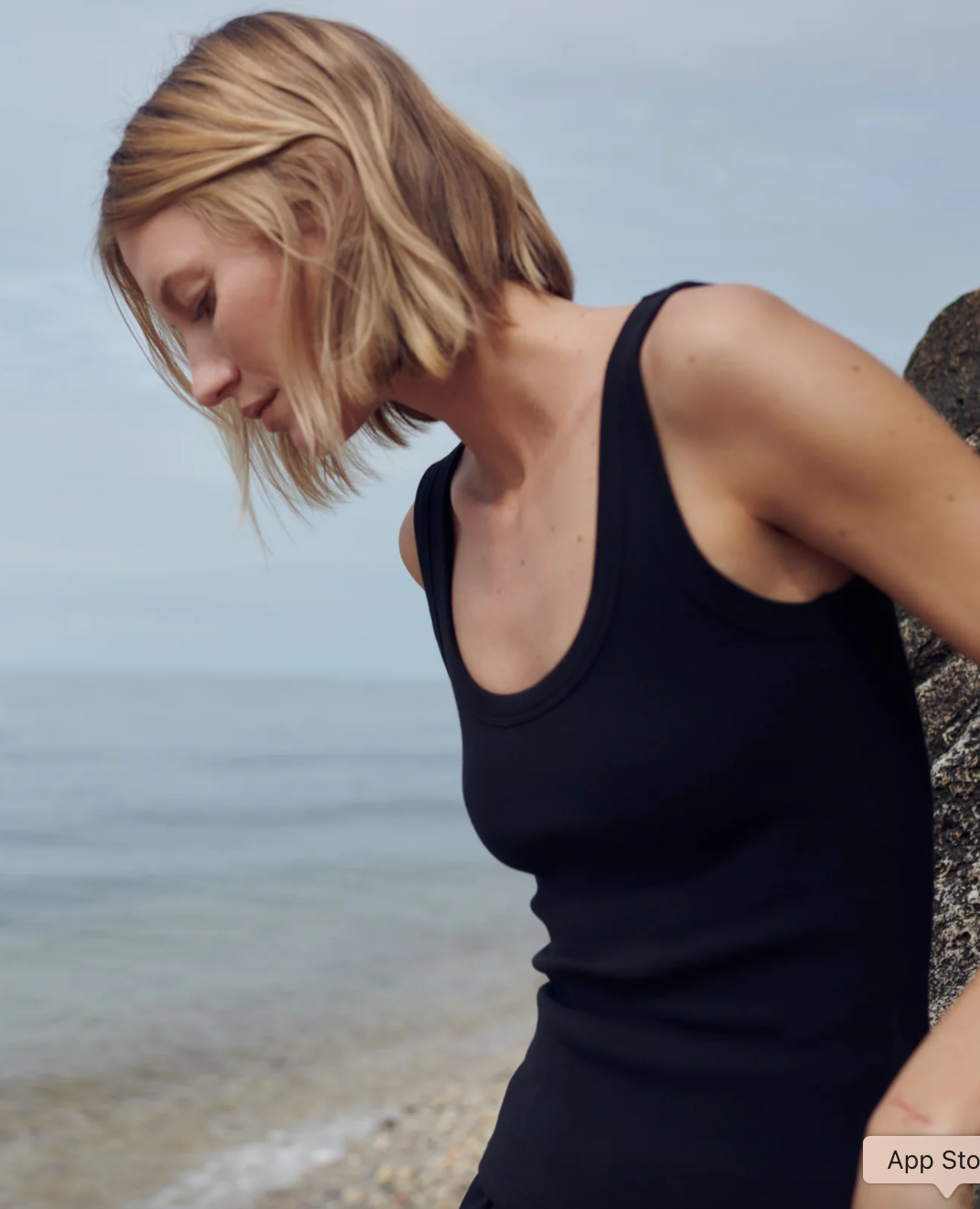 The Scoop It Up Tank in Black