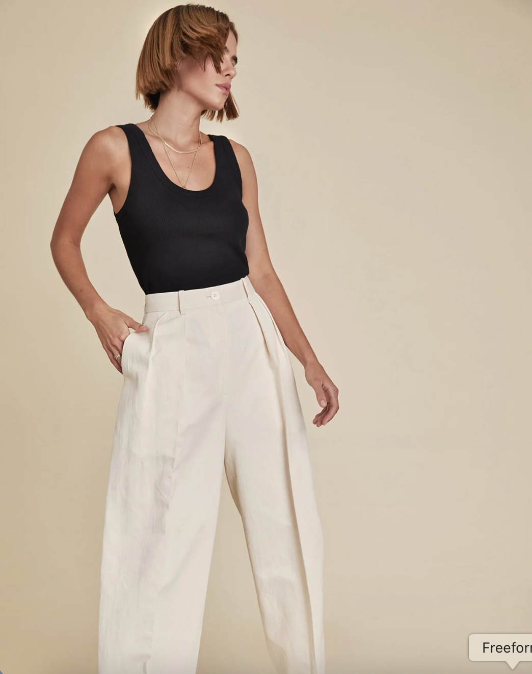 The Scoop It Up Tank in Black