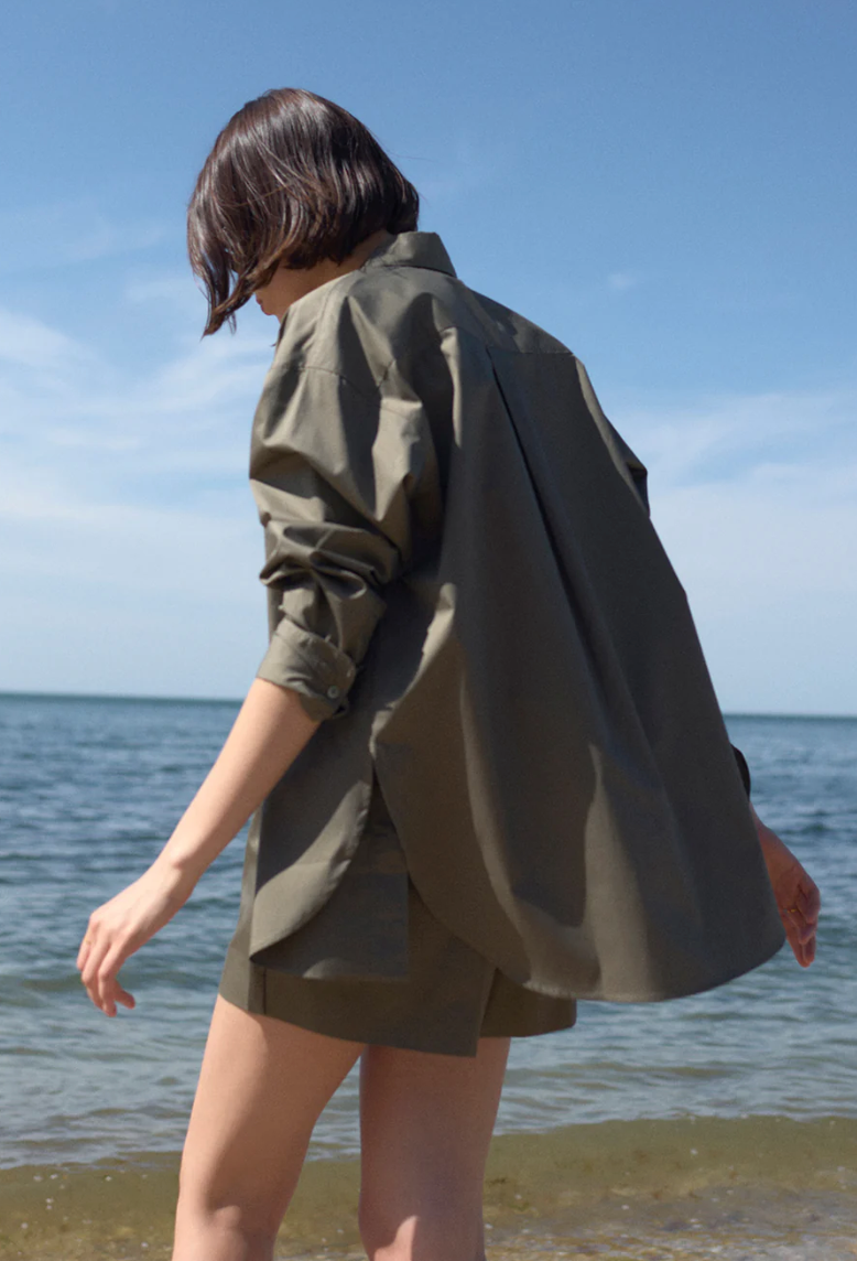 The Everything Shirt in Olive (Last One Available, Size Small)