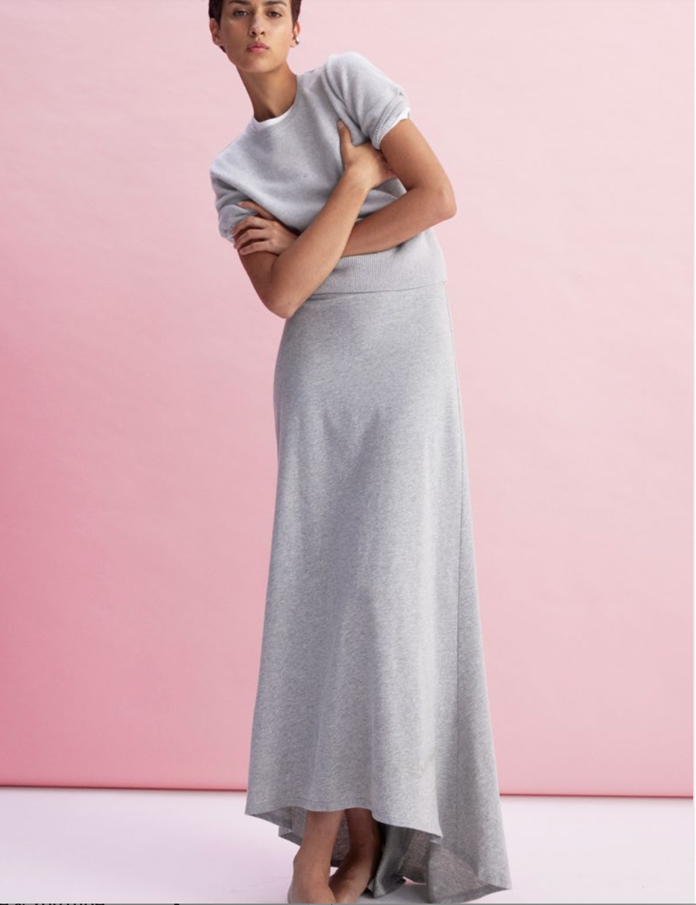 Beekman Maxi Skirt in Grey